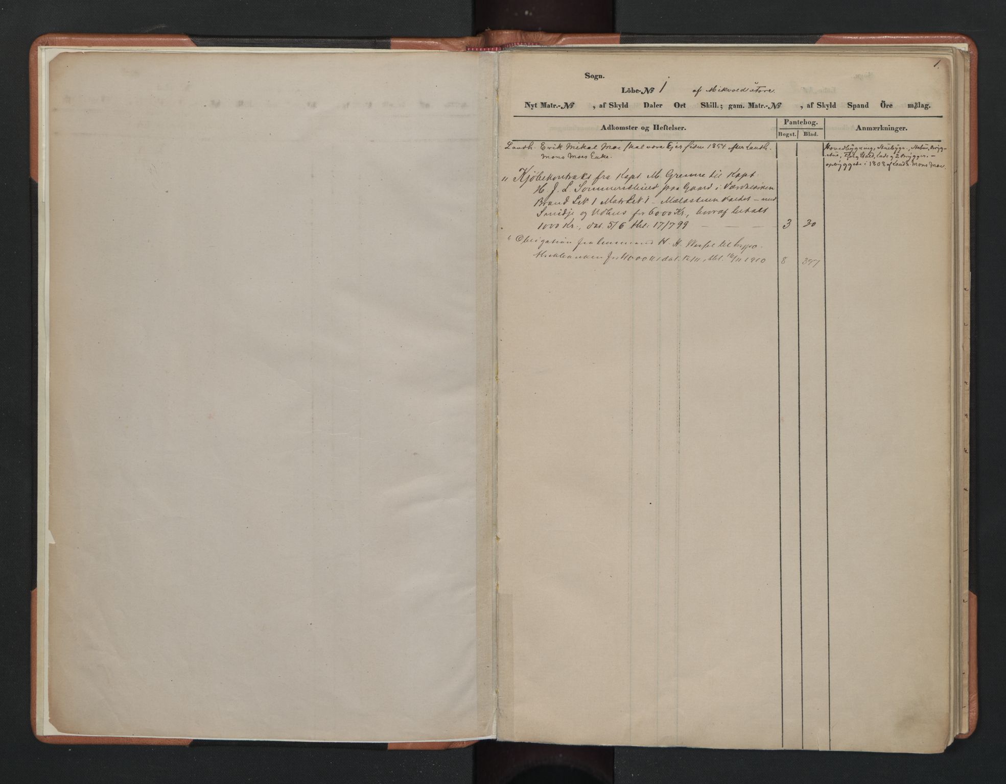Stjør- og Verdal sorenskriveri, AV/SAT-A-4167/1/2/2A/L0065: Panteregister nr. 65, s. 1