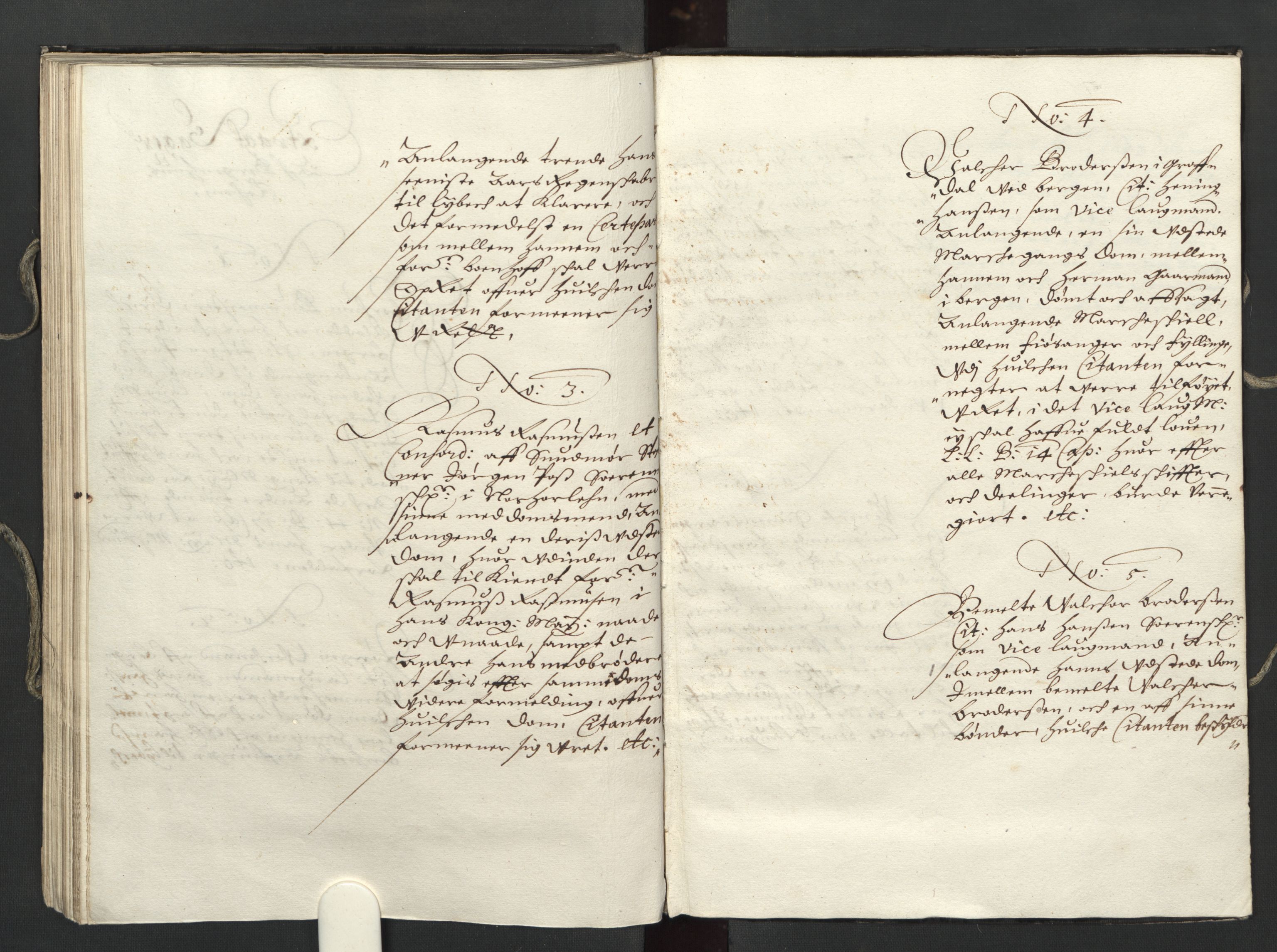 Herredagen 1539-1664  (Kongens Retterting), RA/EA-2882/A/L0024: Avsiktsbok   To stevningsbøker, 1661