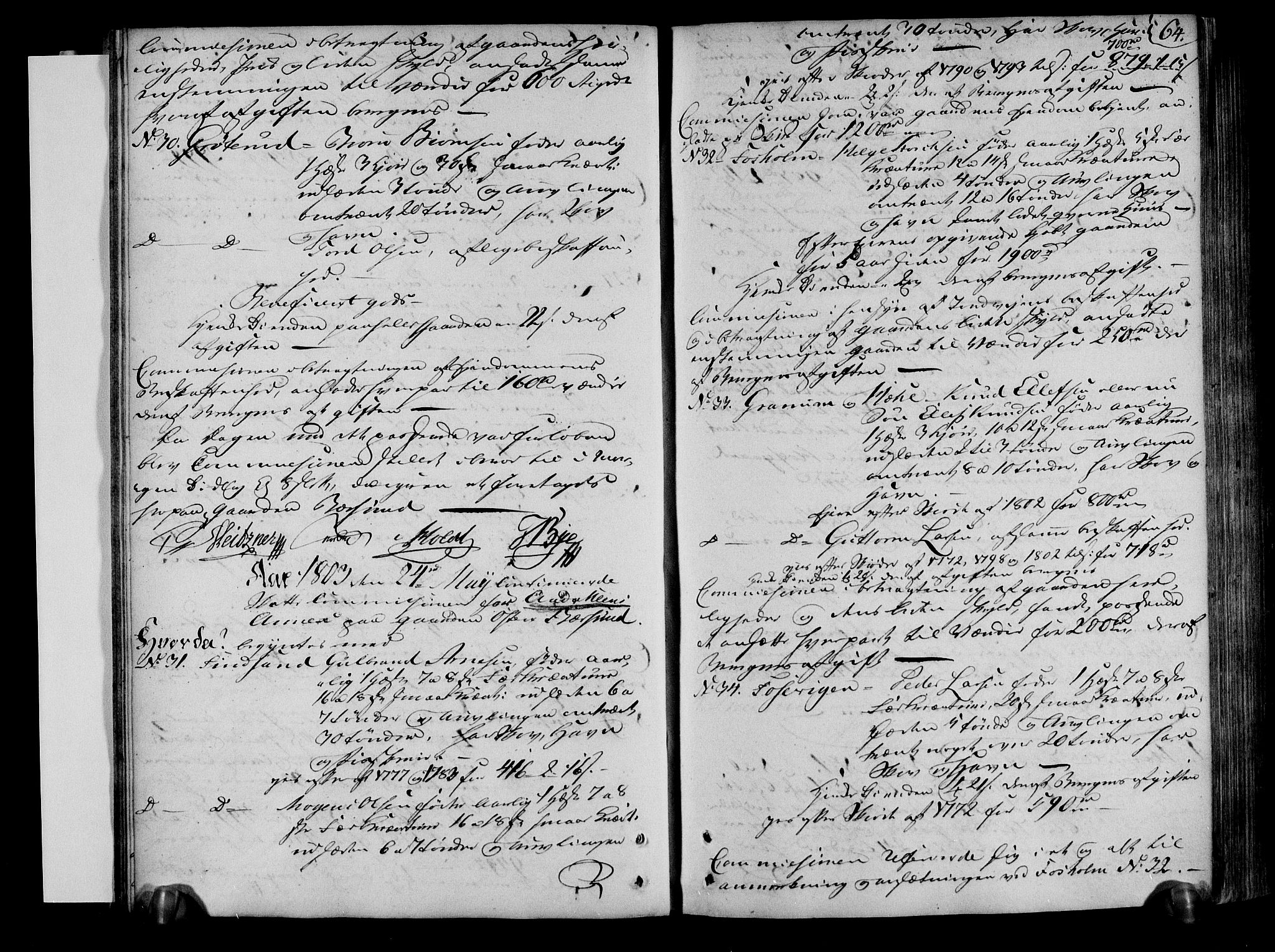 Rentekammeret inntil 1814, Realistisk ordnet avdeling, AV/RA-EA-4070/N/Ne/Nea/L0044: Ringerike og Hallingdal fogderi. Deliberasjonsprotokoll, 1803, s. 66