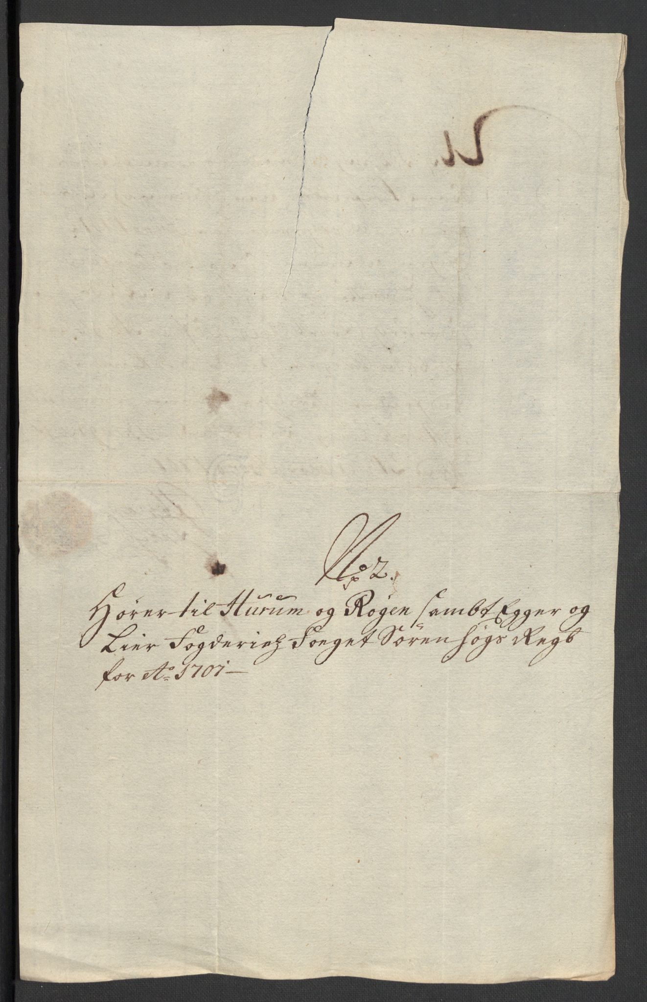 Rentekammeret inntil 1814, Reviderte regnskaper, Fogderegnskap, RA/EA-4092/R30/L1697: Fogderegnskap Hurum, Røyken, Eiker og Lier, 1700-1701, s. 249