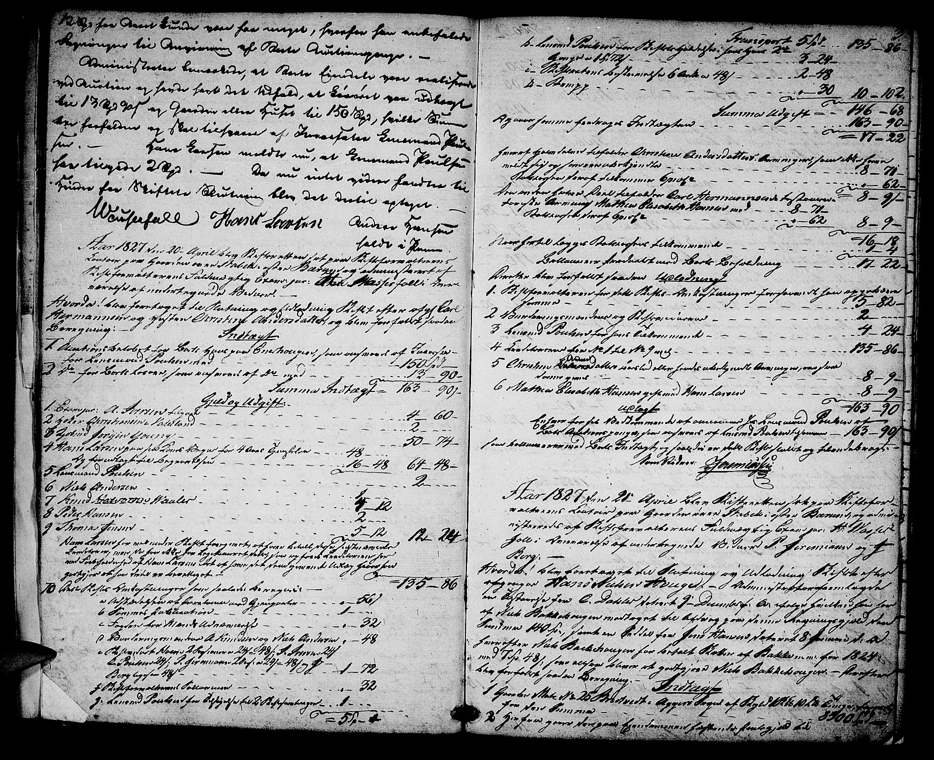 Aker sorenskriveri, AV/SAO-A-10895/H/Hb/L0021: Skifteprotokoll, 1827-1832, s. 2b-3a