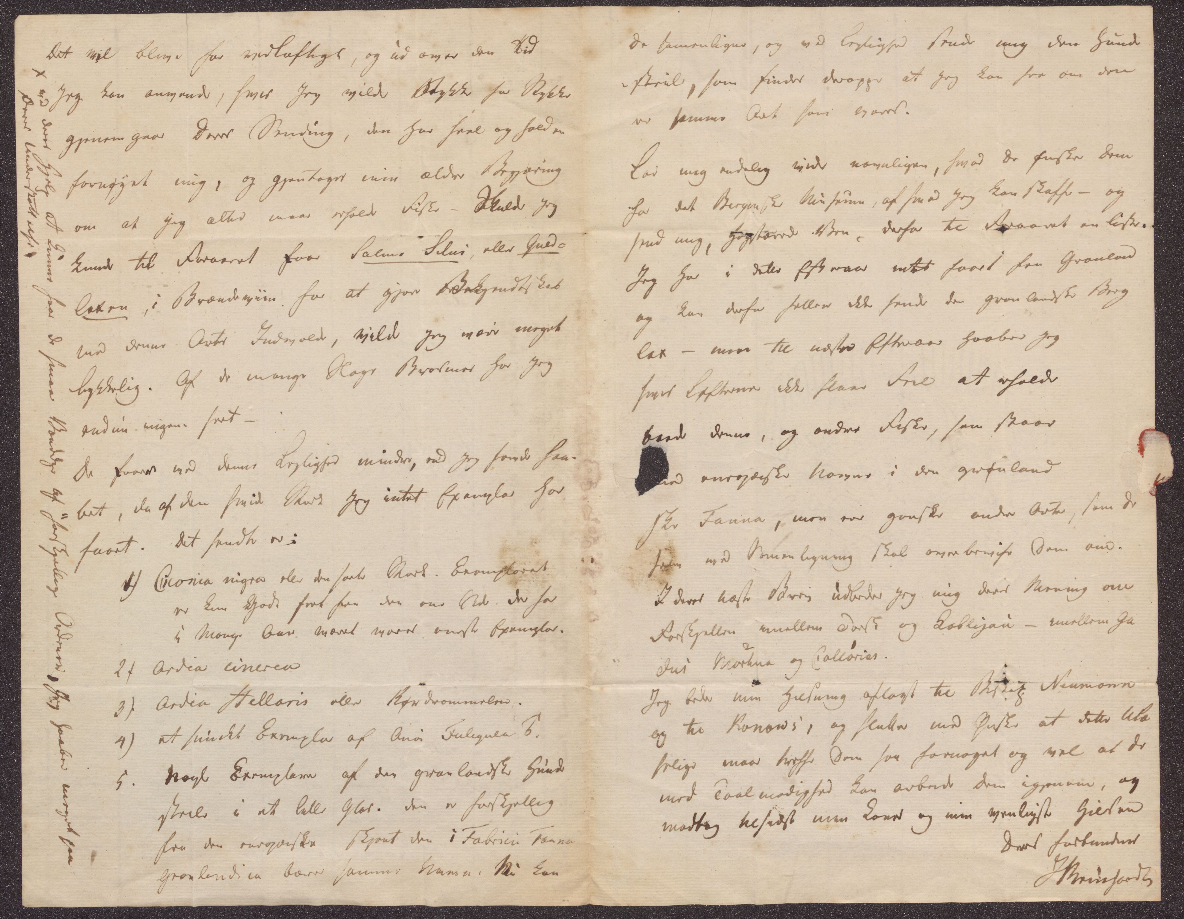 Bergens Museum, UMB/A007/D/Da/L0004/0001: Innkommende brev 1829 - 1830 / Innkommende brev 1829, 1829