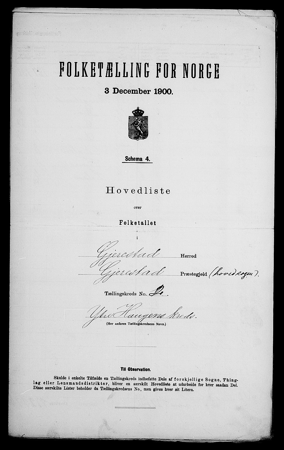SAK, Folketelling 1900 for 0911 Gjerstad herred, 1900, s. 17