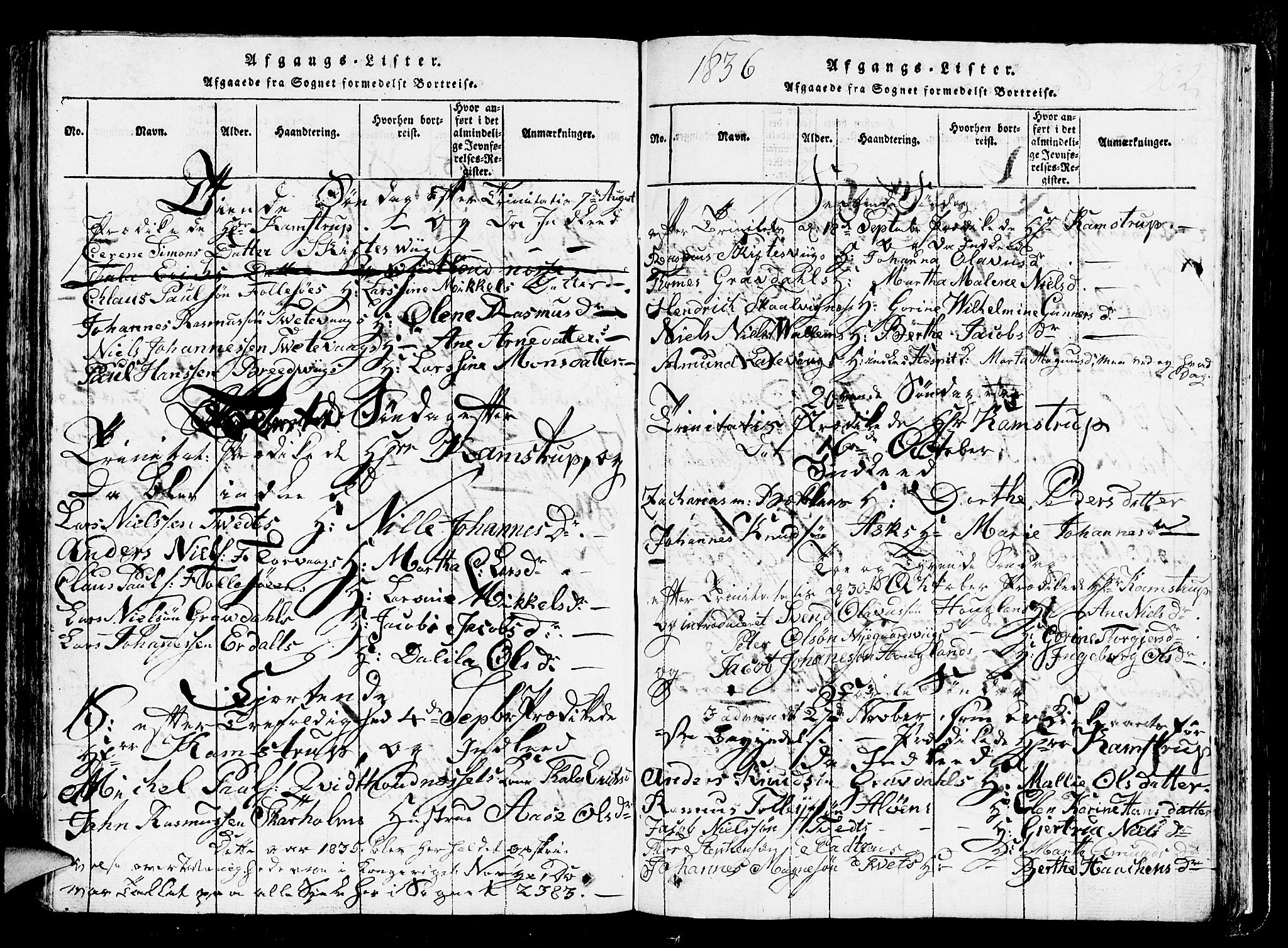 Askøy Sokneprestembete, AV/SAB-A-74101/H/Ha/Hab/Haba/L0002: Klokkerbok nr. A 2, 1815-1846, s. 302