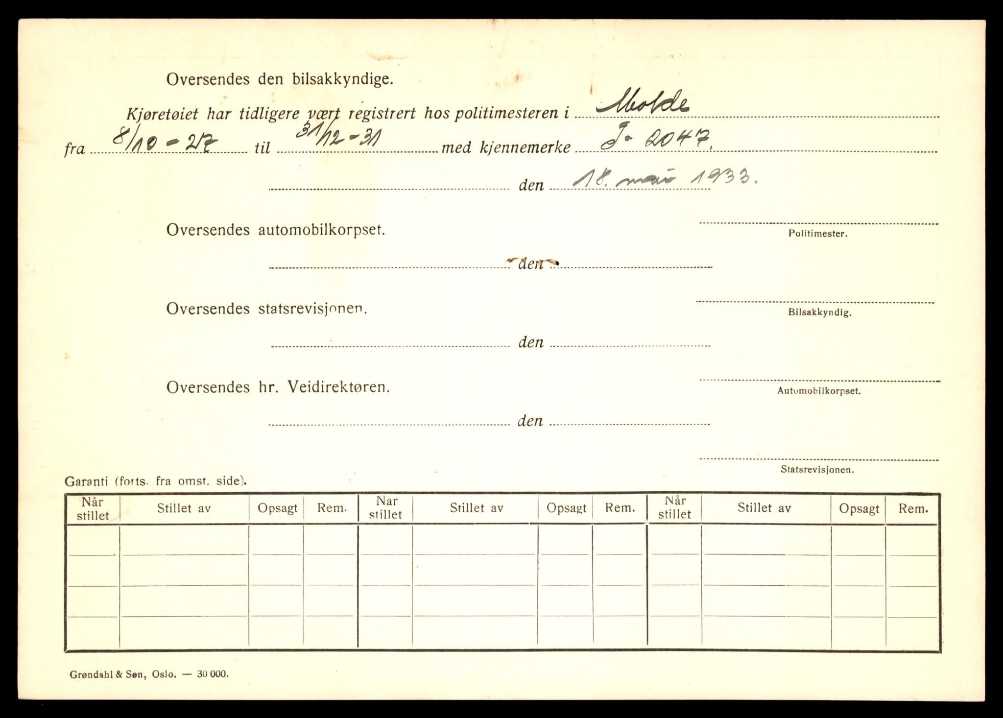 Møre og Romsdal vegkontor - Ålesund trafikkstasjon, AV/SAT-A-4099/F/Fe/L0017: Registreringskort for kjøretøy T 1985 - T 10090, 1927-1998, s. 254