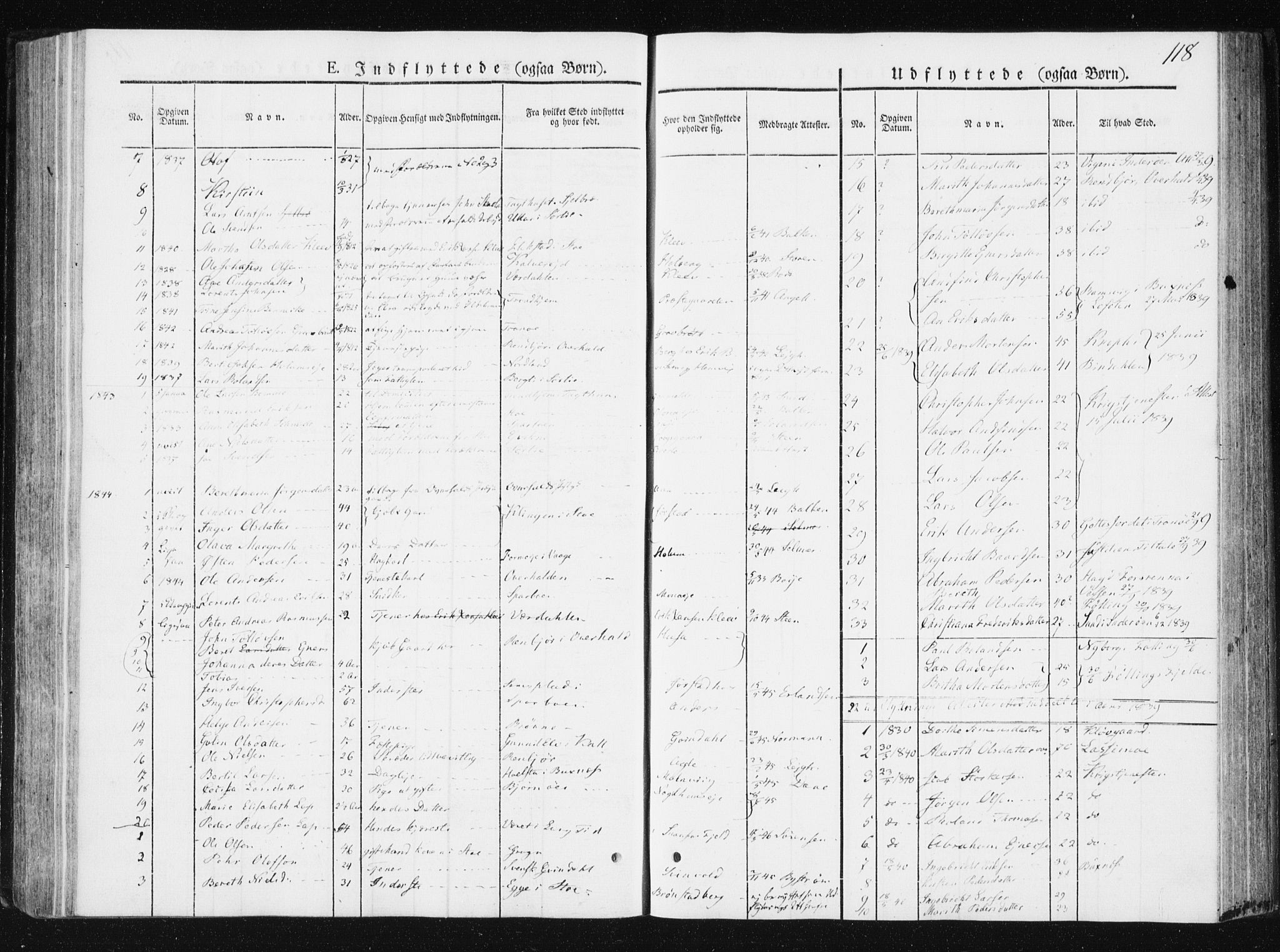 Ministerialprotokoller, klokkerbøker og fødselsregistre - Nord-Trøndelag, AV/SAT-A-1458/749/L0470: Ministerialbok nr. 749A04, 1834-1853, s. 118