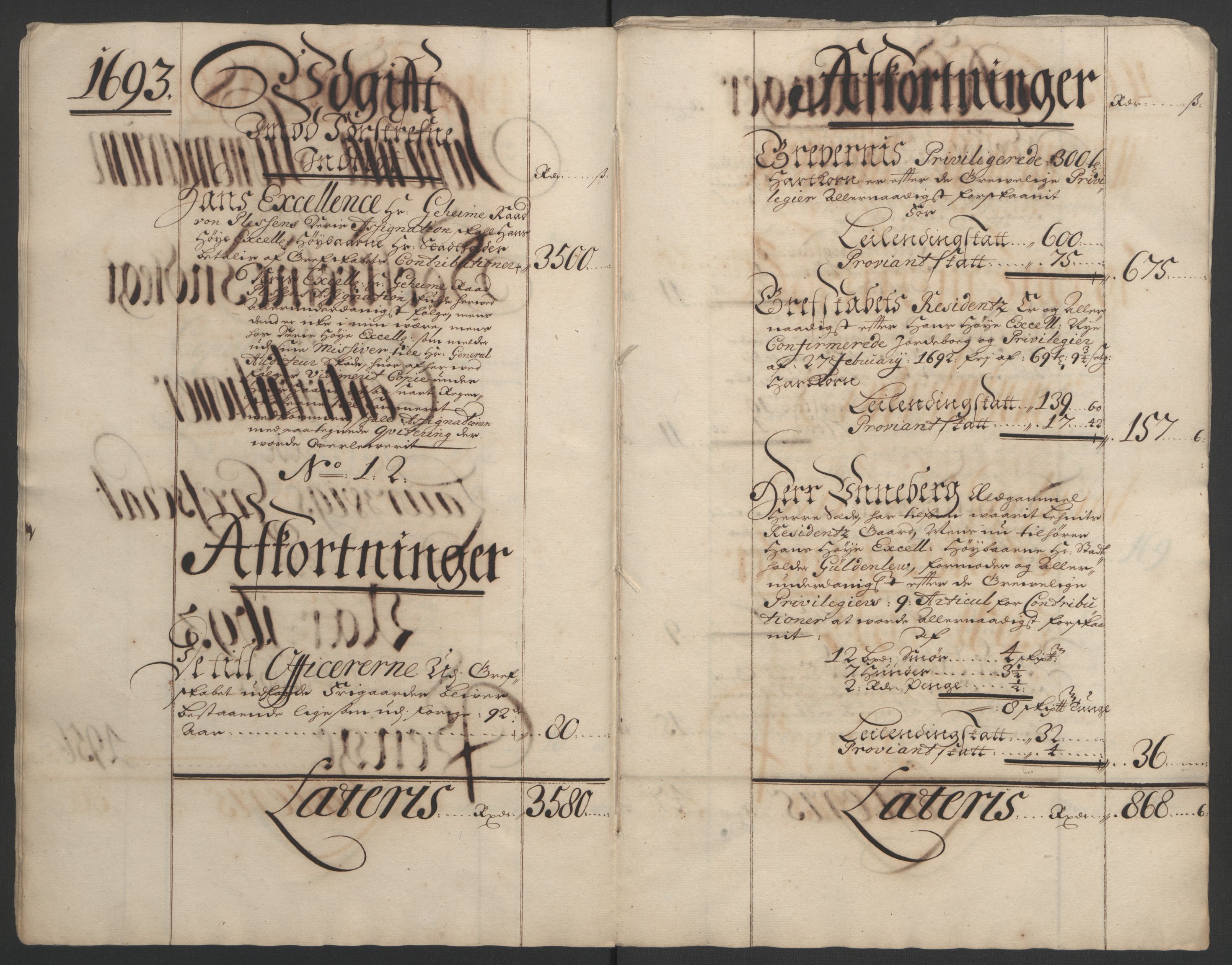 Rentekammeret inntil 1814, Reviderte regnskaper, Fogderegnskap, AV/RA-EA-4092/R33/L1974: Fogderegnskap Larvik grevskap, 1693-1695, s. 8