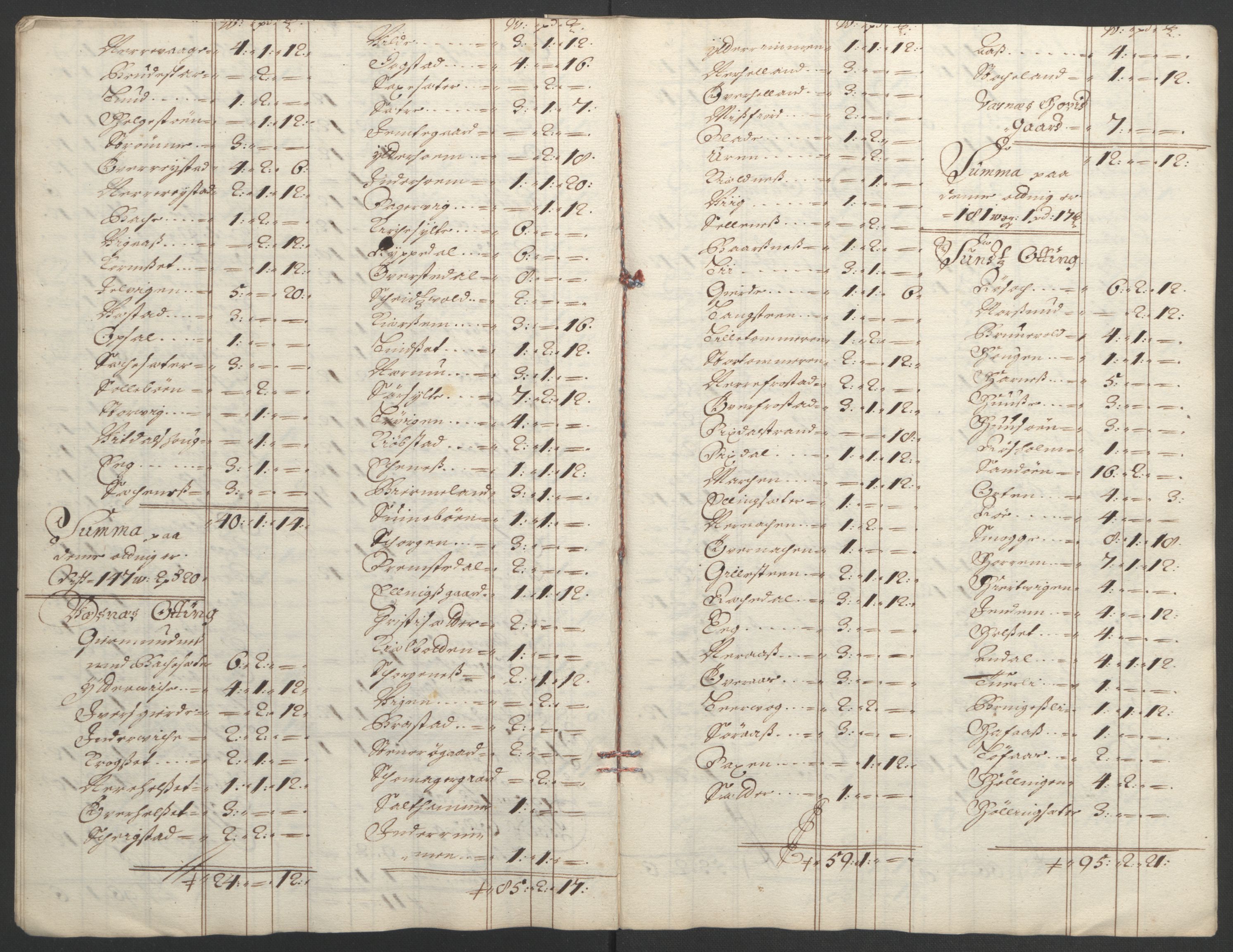 Rentekammeret inntil 1814, Reviderte regnskaper, Fogderegnskap, RA/EA-4092/R55/L3651: Fogderegnskap Romsdal, 1693-1694, s. 258
