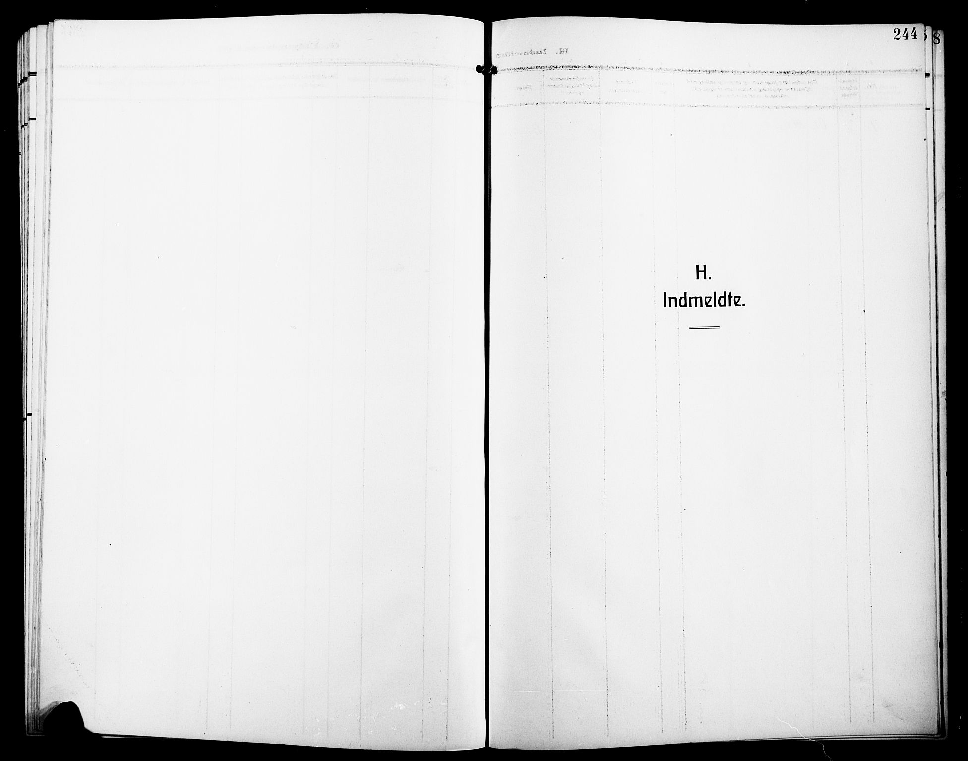 Alvdal prestekontor, AV/SAH-PREST-060/H/Ha/Hab/L0005: Klokkerbok nr. 5, 1908-1923, s. 244