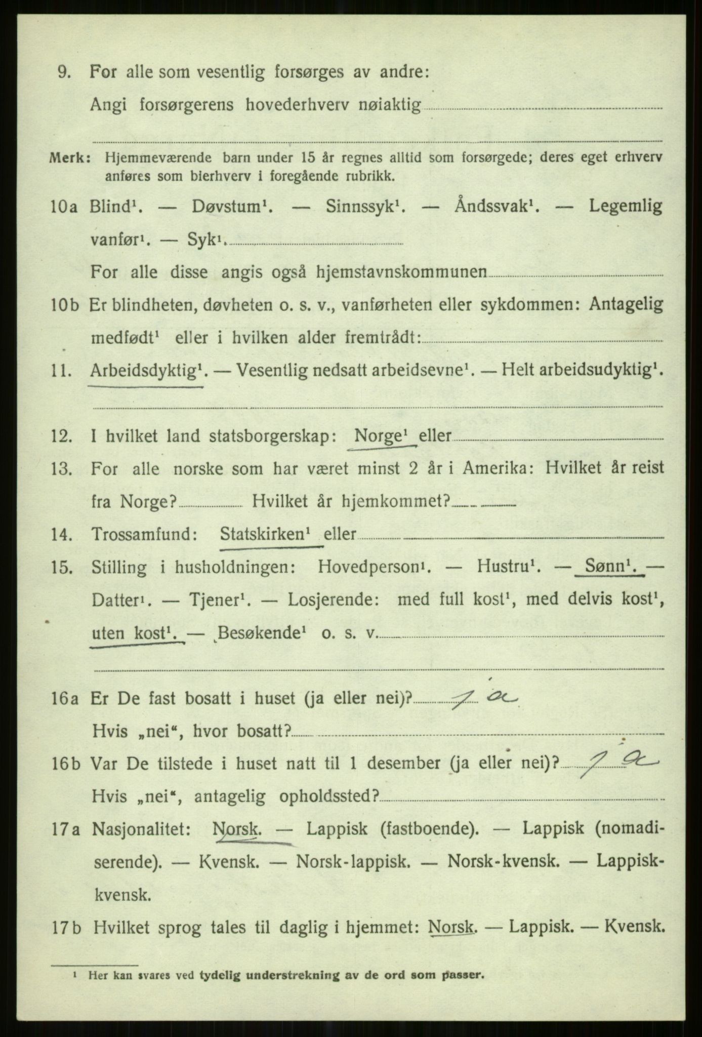 SATØ, Folketelling 1920 for 1936 Karlsøy herred, 1920, s. 5202