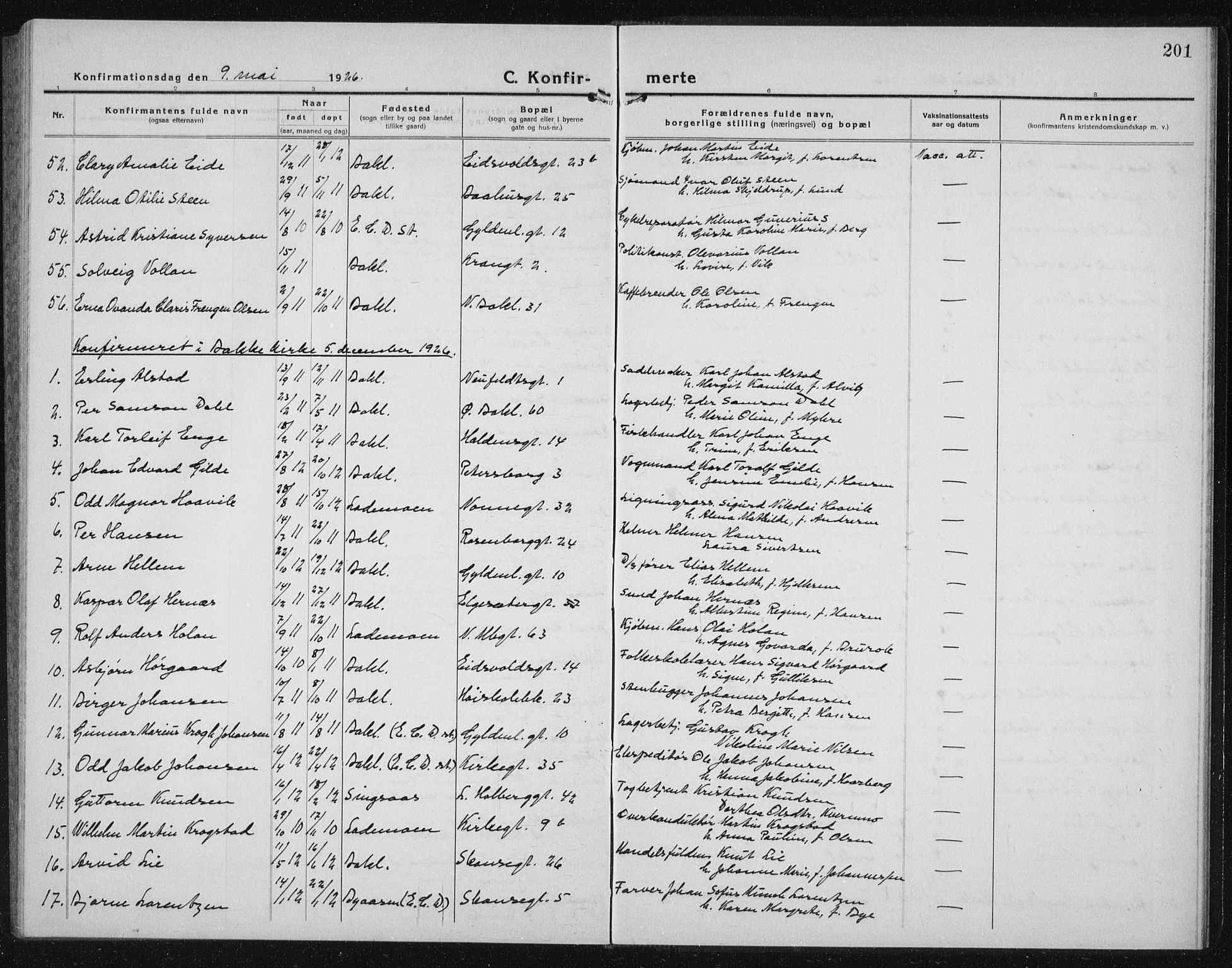Ministerialprotokoller, klokkerbøker og fødselsregistre - Sør-Trøndelag, AV/SAT-A-1456/604/L0227: Klokkerbok nr. 604C10, 1923-1942, s. 201