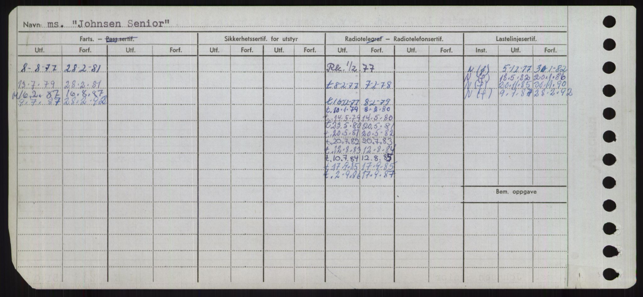 Sjøfartsdirektoratet med forløpere, Skipsmålingen, RA/S-1627/H/Ha/L0003/0001: Fartøy, Hilm-Mar / Fartøy, Hilm-Kol, s. 528