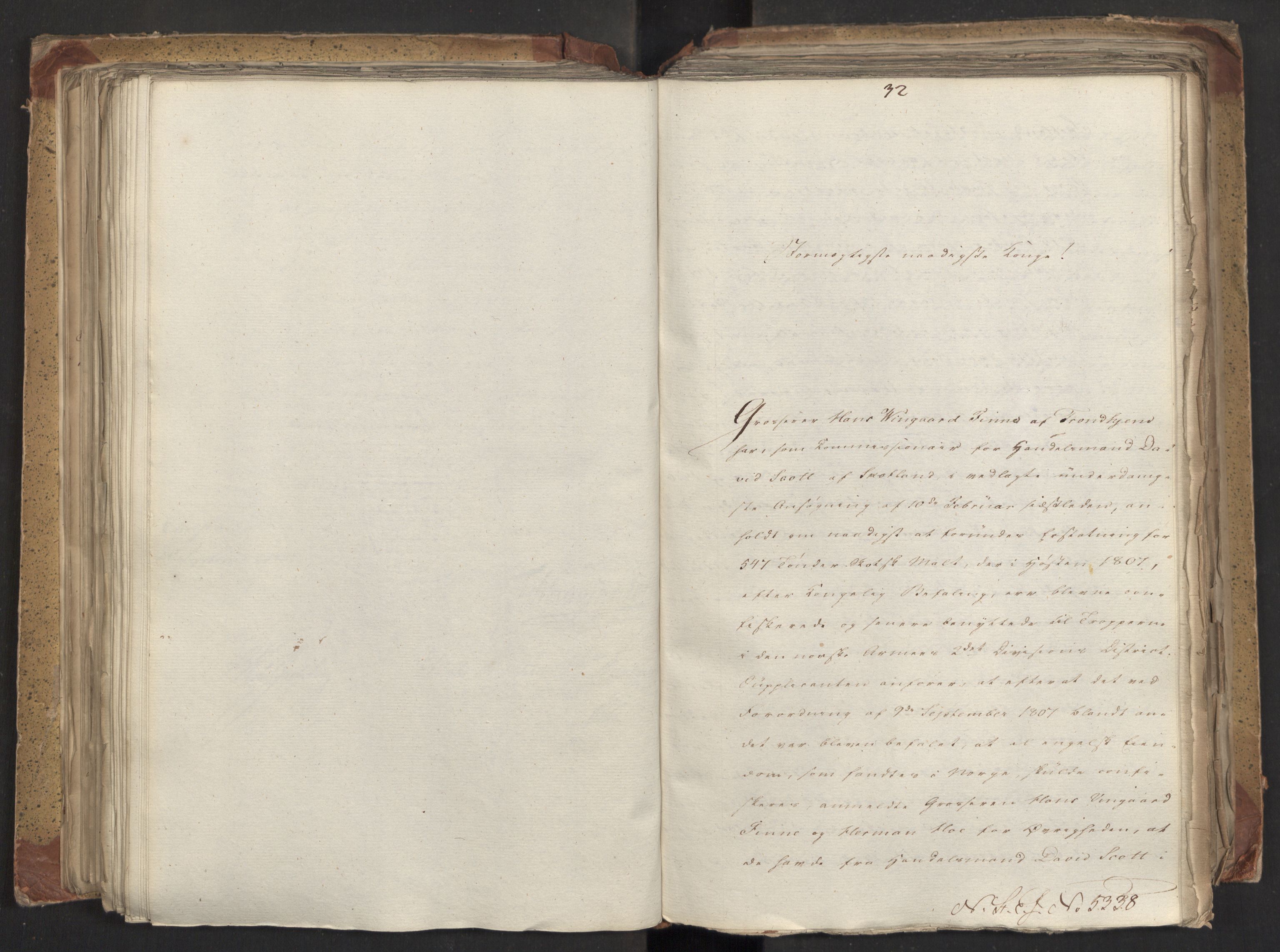 Statsrådsavdelingen i Stockholm, AV/RA-S-1003/D/Da/L0027: Regjeringsinnstillinger nr. 5275-5436, 1821, s. 243