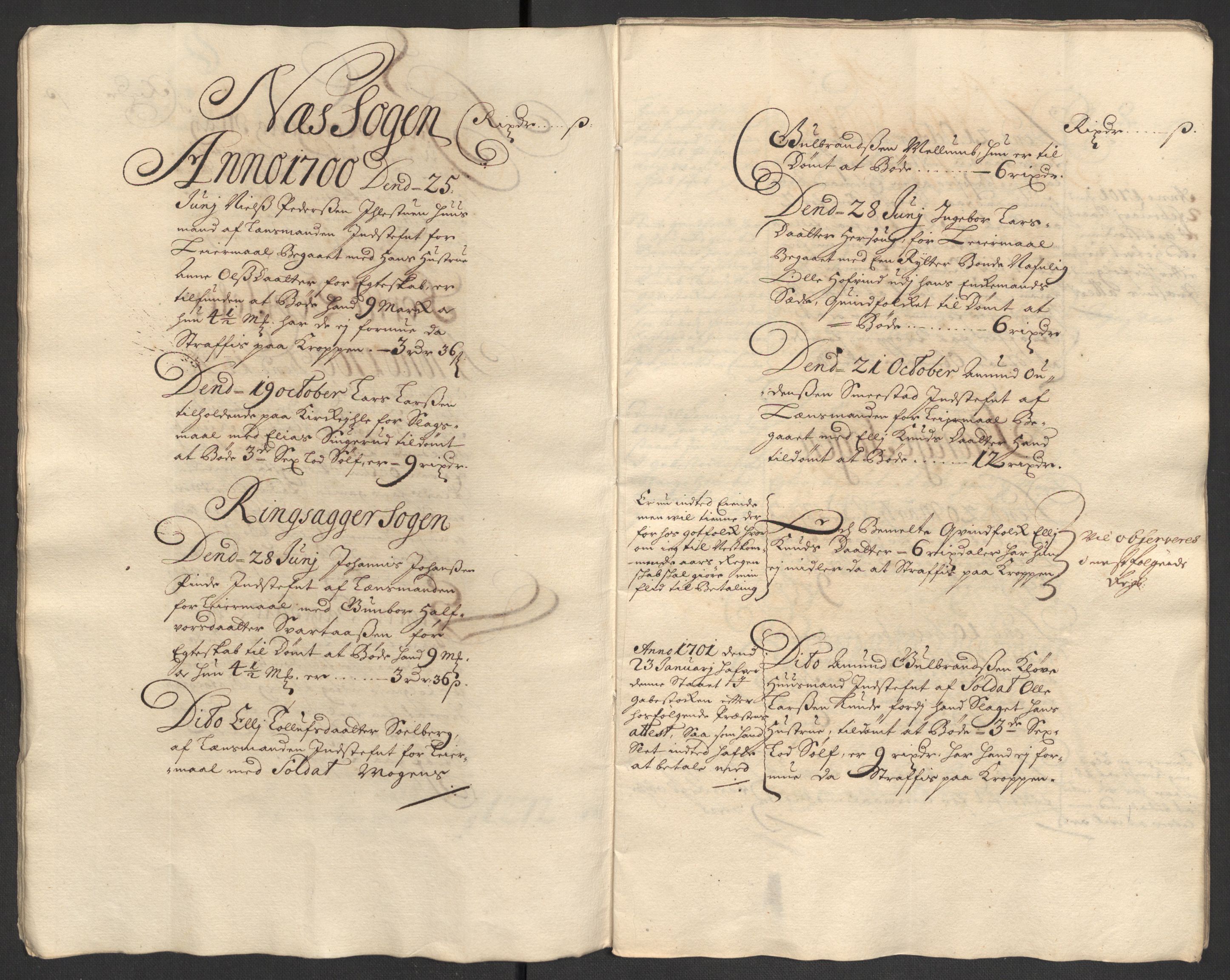 Rentekammeret inntil 1814, Reviderte regnskaper, Fogderegnskap, AV/RA-EA-4092/R16/L1039: Fogderegnskap Hedmark, 1700, s. 9