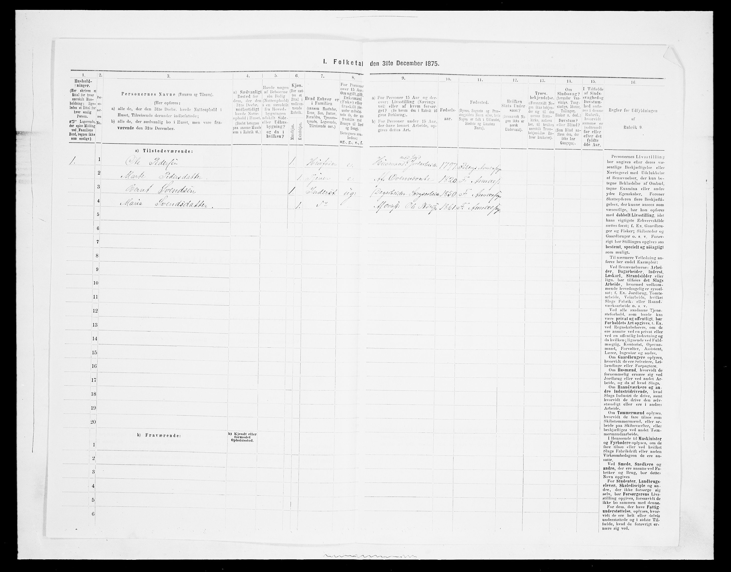 SAH, Folketelling 1875 for 0524L Fåberg prestegjeld, Fåberg sokn og Lillehammer landsokn, 1875, s. 388