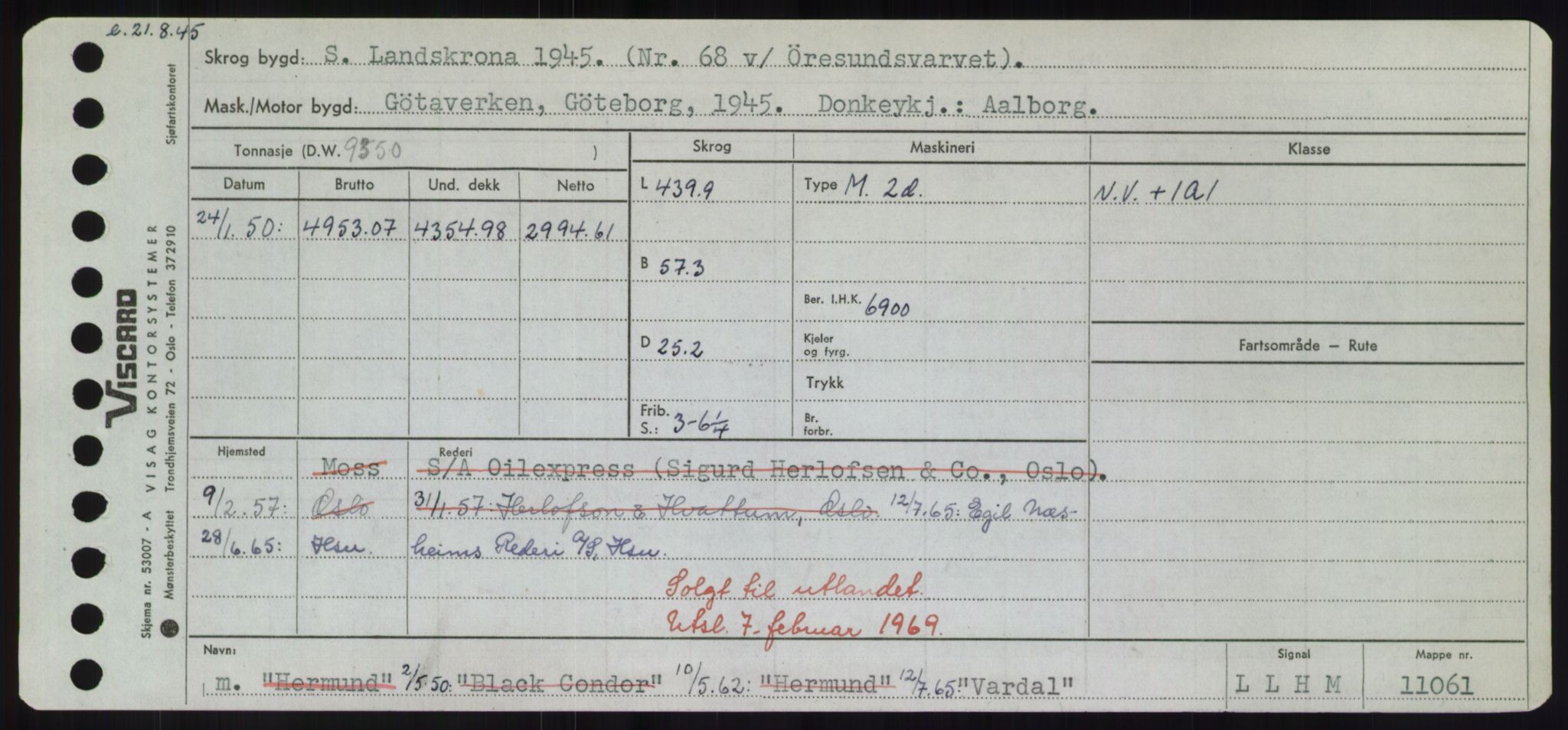 Sjøfartsdirektoratet med forløpere, Skipsmålingen, AV/RA-S-1627/H/Hd/L0040: Fartøy, U-Ve, s. 335