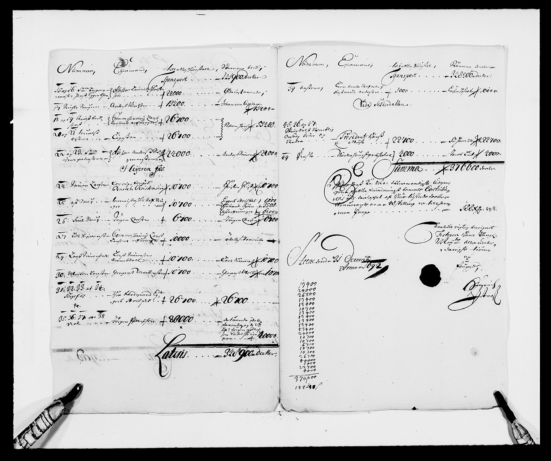 Rentekammeret inntil 1814, Reviderte regnskaper, Fogderegnskap, RA/EA-4092/R21/L1449: Fogderegnskap Ringerike og Hallingdal, 1690-1692, s. 117