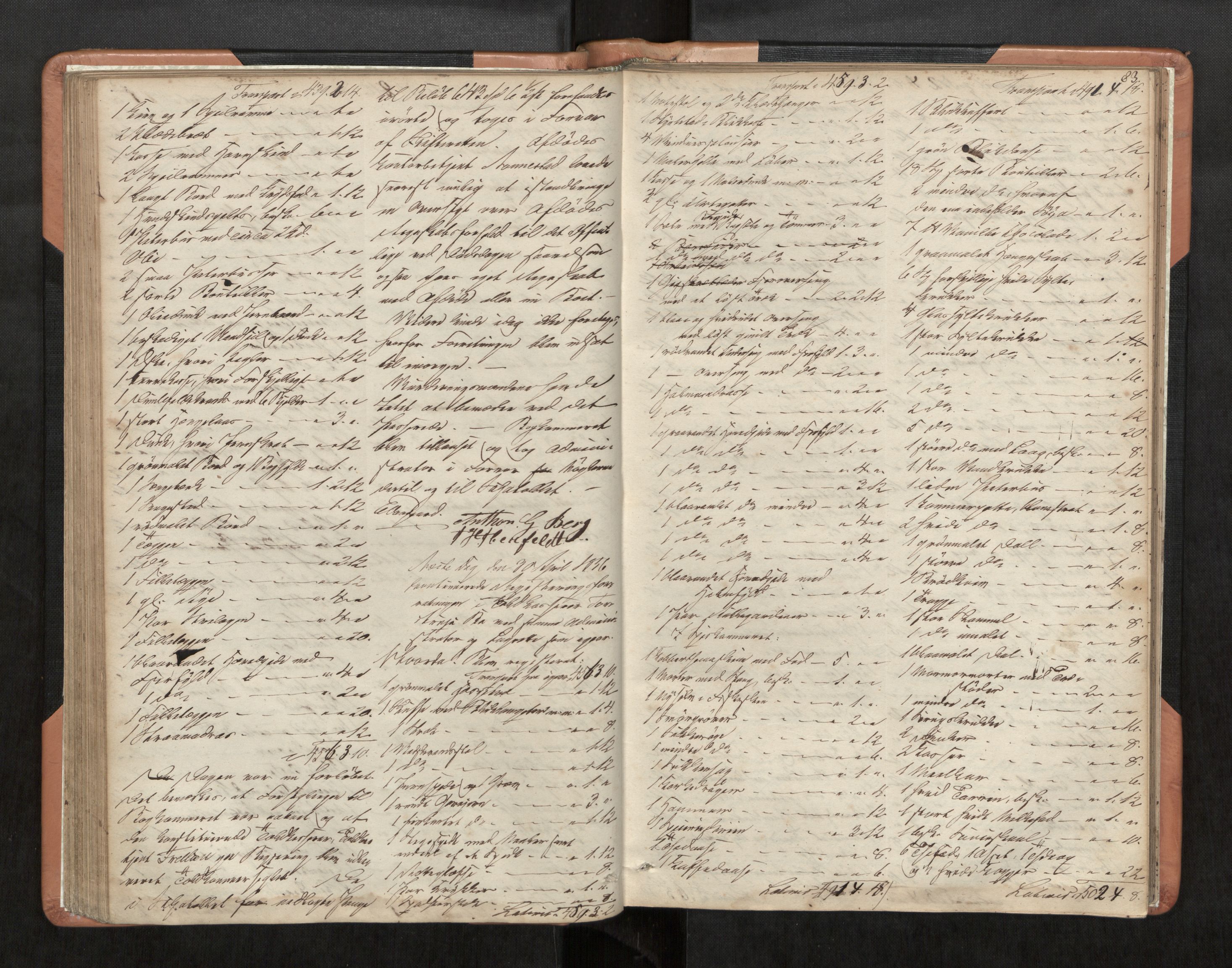 Ålesund byfogd, AV/SAT-A-4384/0001/03/03C/L0001: Registreringsprotokoll, 1848-1868, s. 83