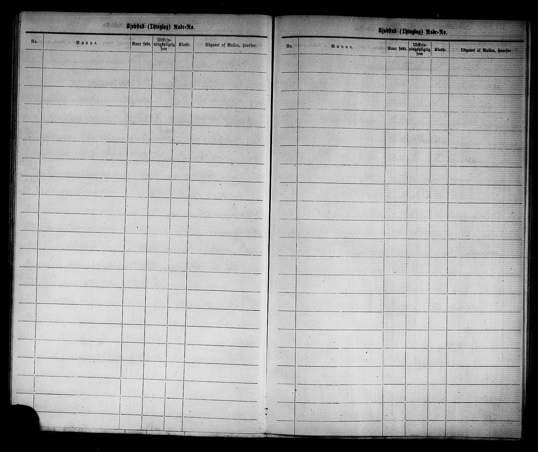 Horten innrulleringskontor, SAKO/A-785/F/Fd/L0001: Utskrivningsregisterrulle, 1870-1890, s. 33