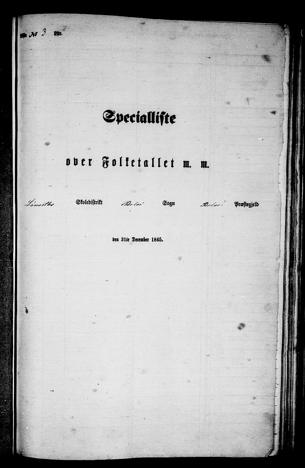 RA, Folketelling 1865 for 1544P Bolsøy prestegjeld, 1865, s. 48