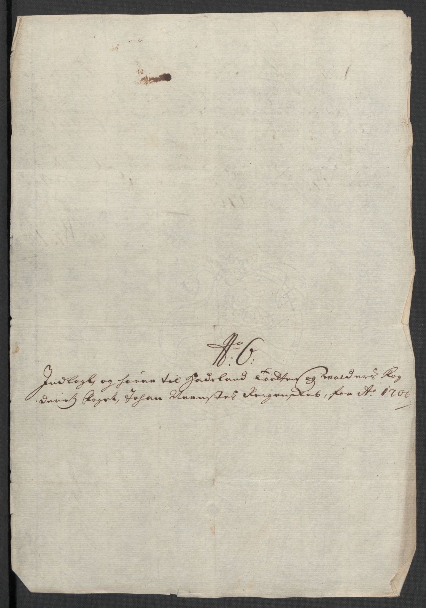Rentekammeret inntil 1814, Reviderte regnskaper, Fogderegnskap, AV/RA-EA-4092/R18/L1304: Fogderegnskap Hadeland, Toten og Valdres, 1706, s. 281