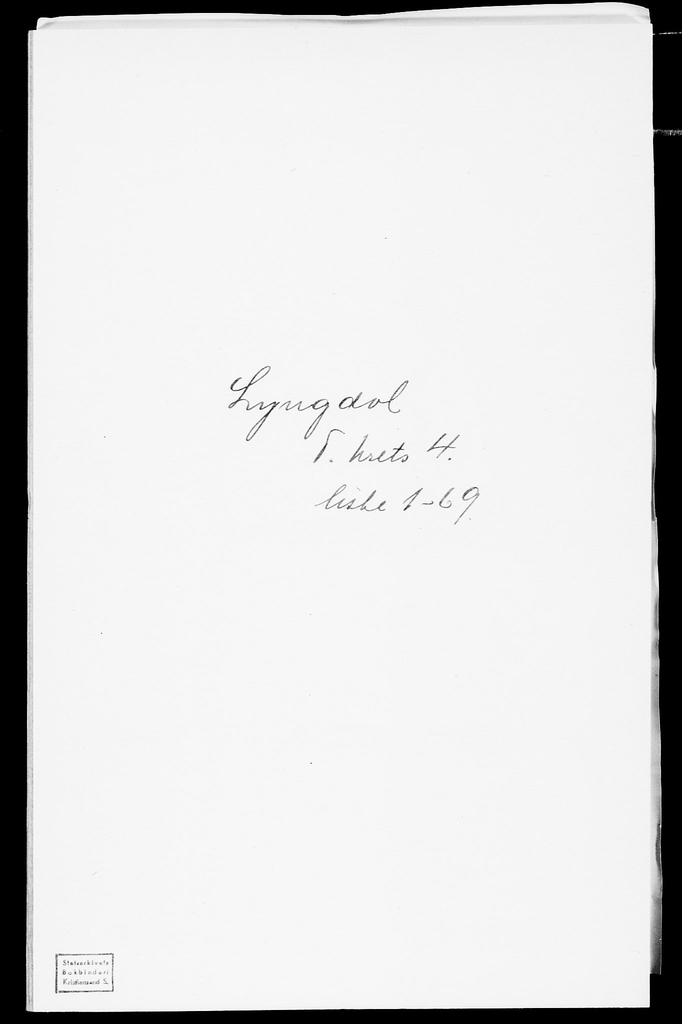 SAK, Folketelling 1875 for 1032P Lyngdal prestegjeld, 1875, s. 672