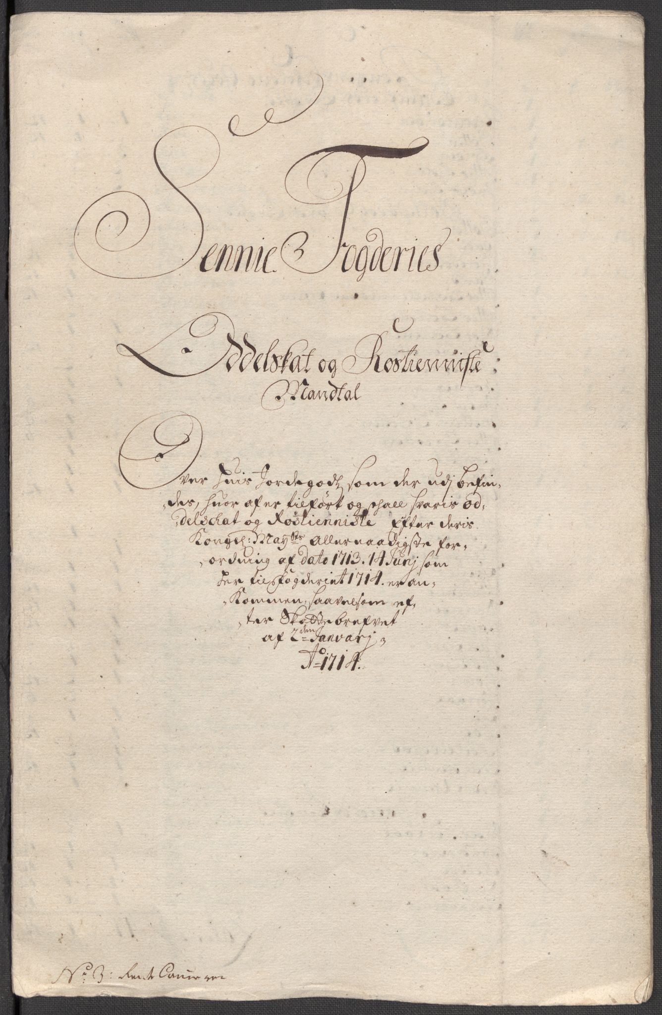 Rentekammeret inntil 1814, Reviderte regnskaper, Fogderegnskap, RA/EA-4092/R68/L4760: Fogderegnskap Senja og Troms, 1714, s. 65