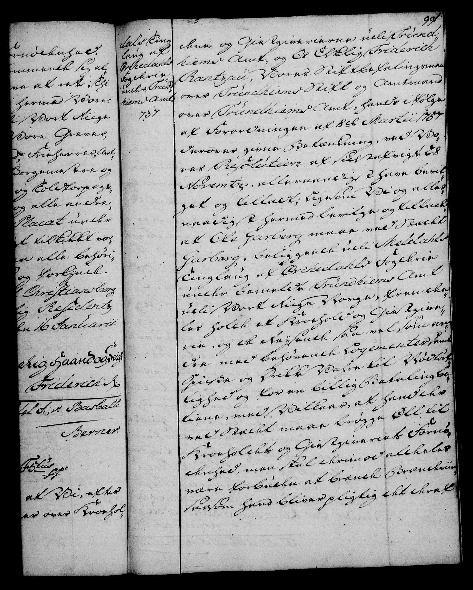 Rentekammeret, Kammerkanselliet, AV/RA-EA-3111/G/Gg/Gga/L0006: Norsk ekspedisjonsprotokoll med register (merket RK 53.6), 1749-1759, s. 991