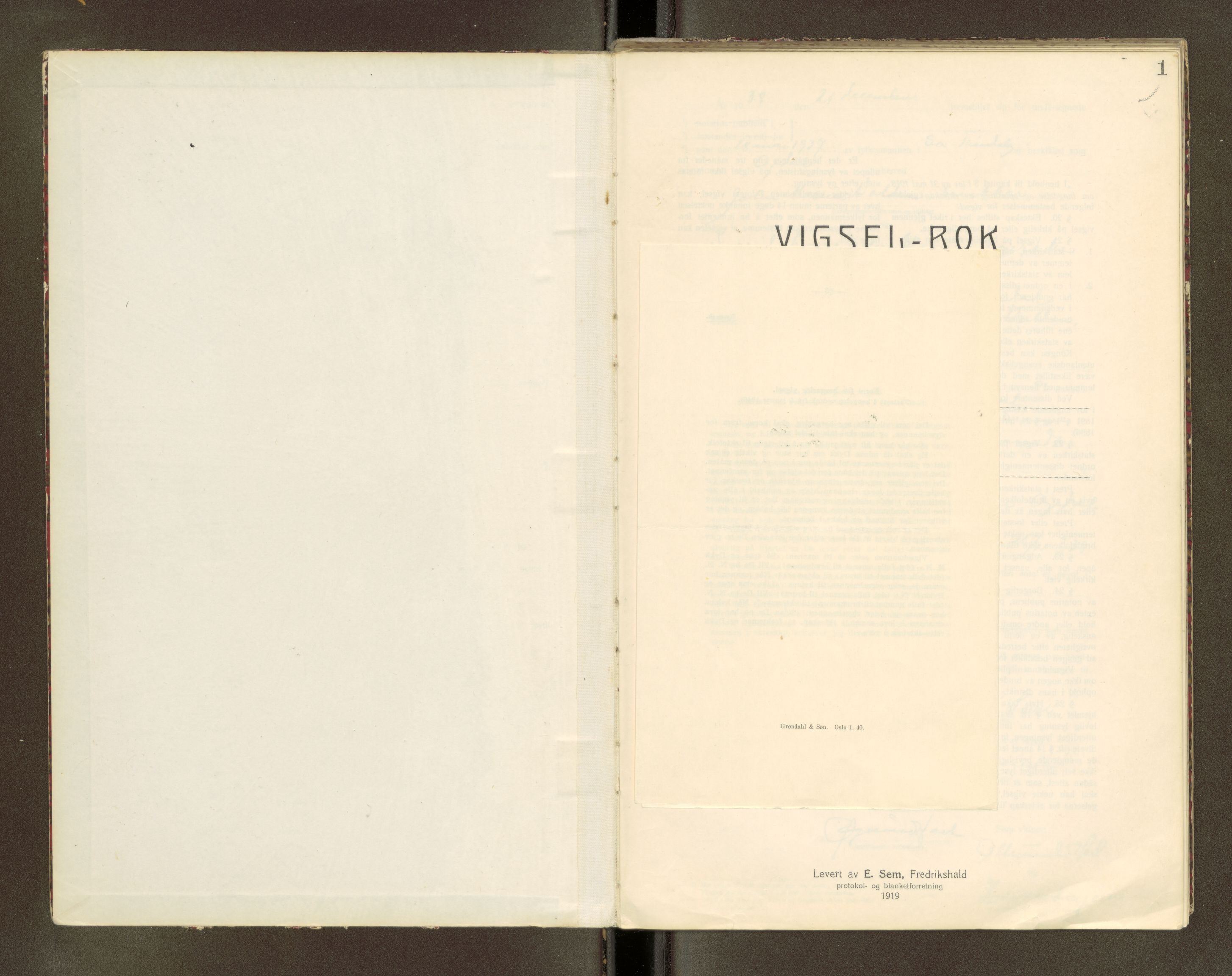 Orkdal sorenskriveri, SAT/A-4169/1/6/6D/L0007: Lysingsbok, 1919-1945