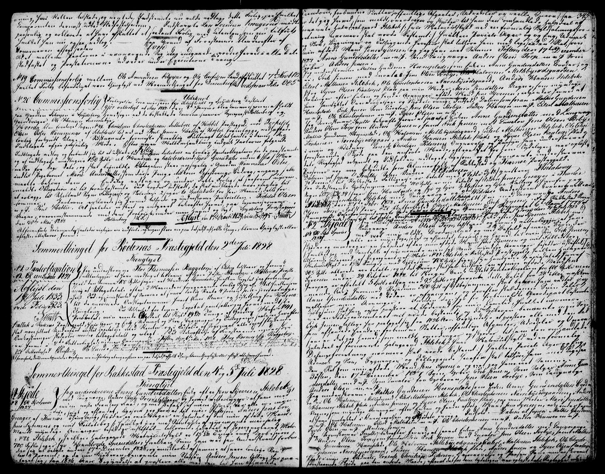 Rakkestad sorenskriveri, SAO/A-10686/G/Gb/Gba/Gbaa/L0007: Pantebok nr. 7, 1822-1830, s. 345