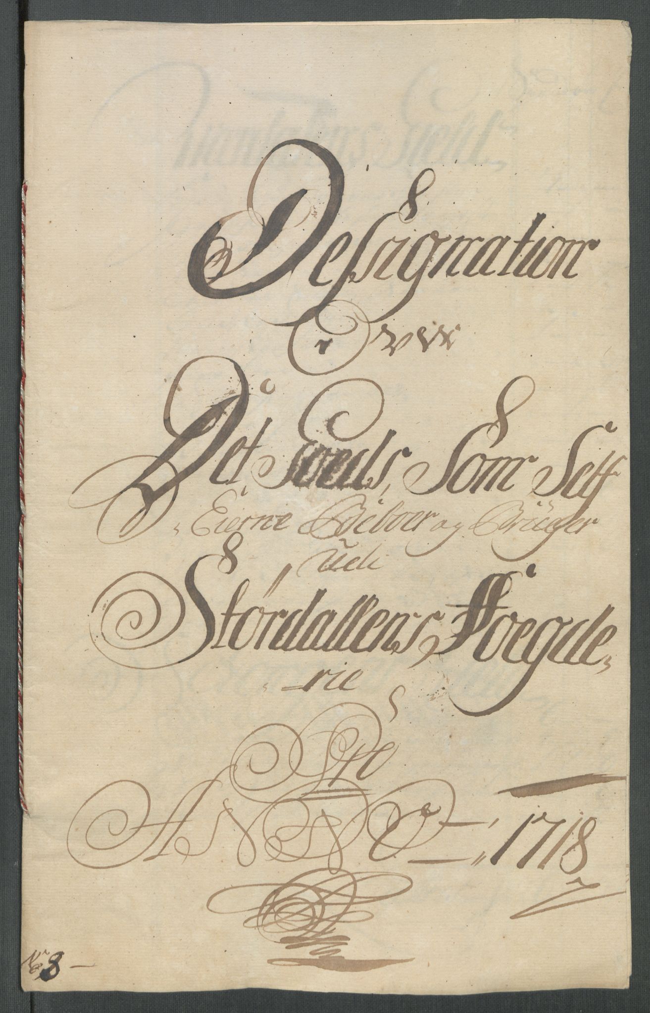 Rentekammeret inntil 1814, Reviderte regnskaper, Fogderegnskap, RA/EA-4092/R62/L4208: Fogderegnskap Stjørdal og Verdal, 1718, s. 264