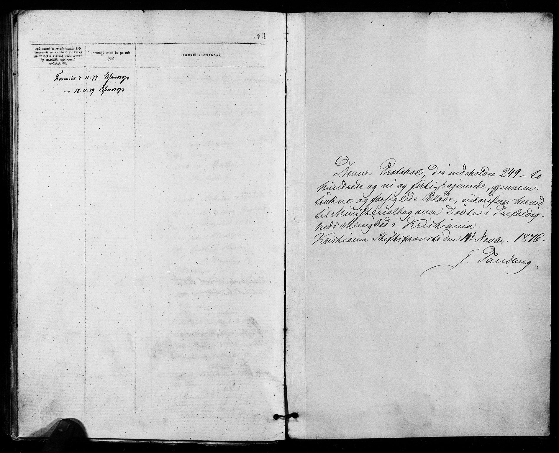 Trefoldighet prestekontor Kirkebøker, AV/SAO-A-10882/F/Fa/L0004: Ministerialbok nr. I 4, 1876-1880