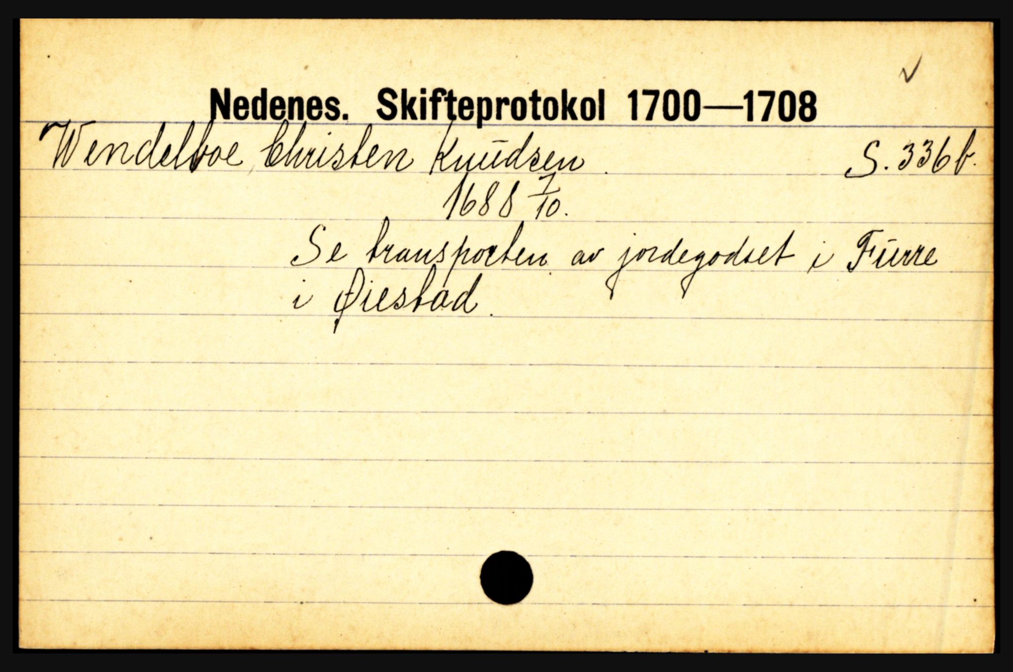 Nedenes sorenskriveri før 1824, SAK/1221-0007/H, s. 32775