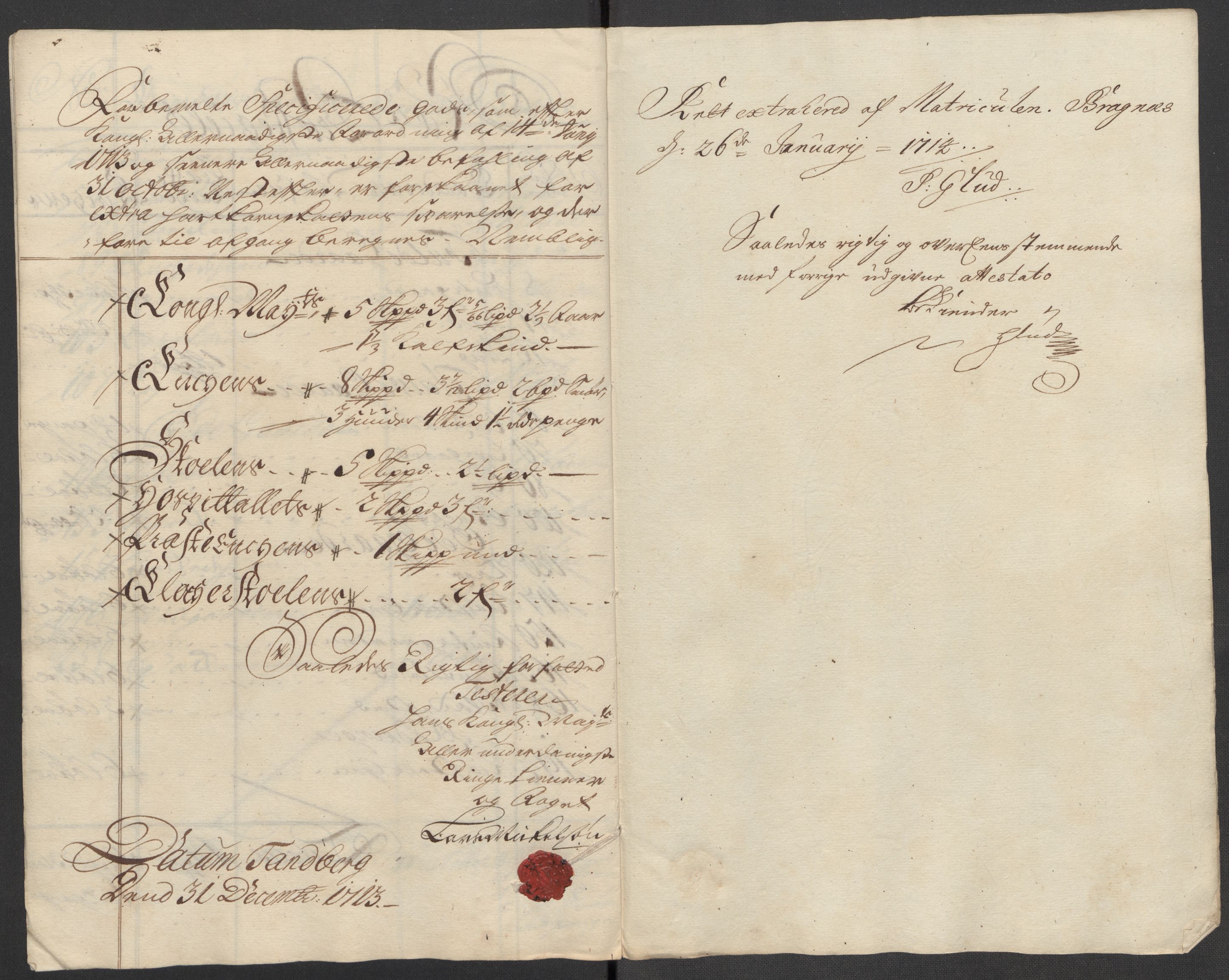 Rentekammeret inntil 1814, Reviderte regnskaper, Fogderegnskap, RA/EA-4092/R23/L1471: Fogderegnskap Ringerike og Hallingdal, 1713-1714, s. 171