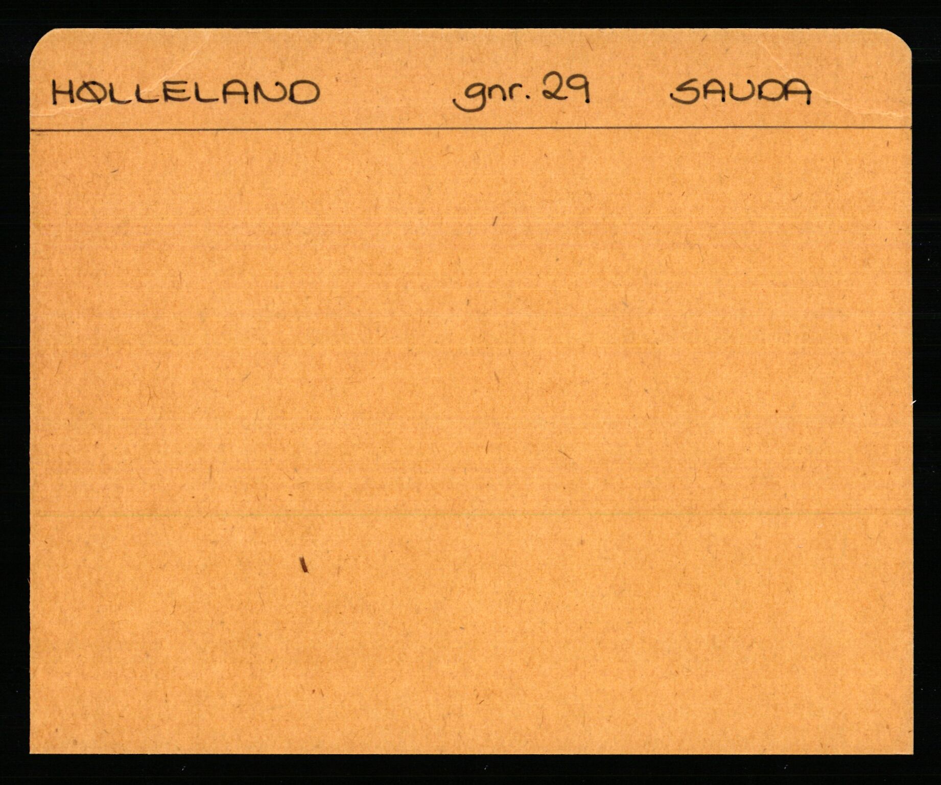 Statsarkivet i Stavanger, AV/SAST-A-101971/03/Y/Ym/L0028: Åstedskort sortert etter gårdsnavn: Hølleland - Ikdal, 1600-1950, s. 1