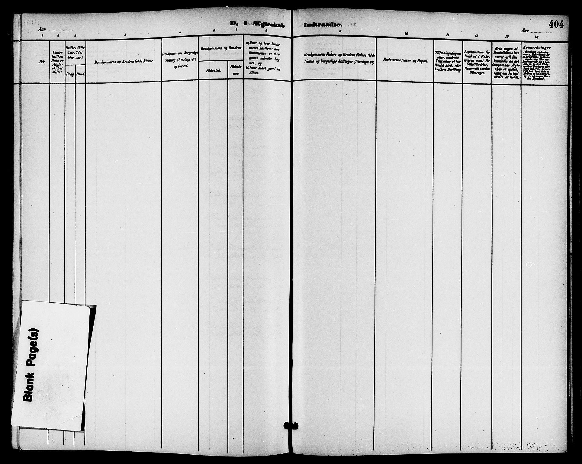 Sandar kirkebøker, AV/SAKO-A-243/G/Ga/L0002: Klokkerbok nr. 2, 1900-1915, s. 404