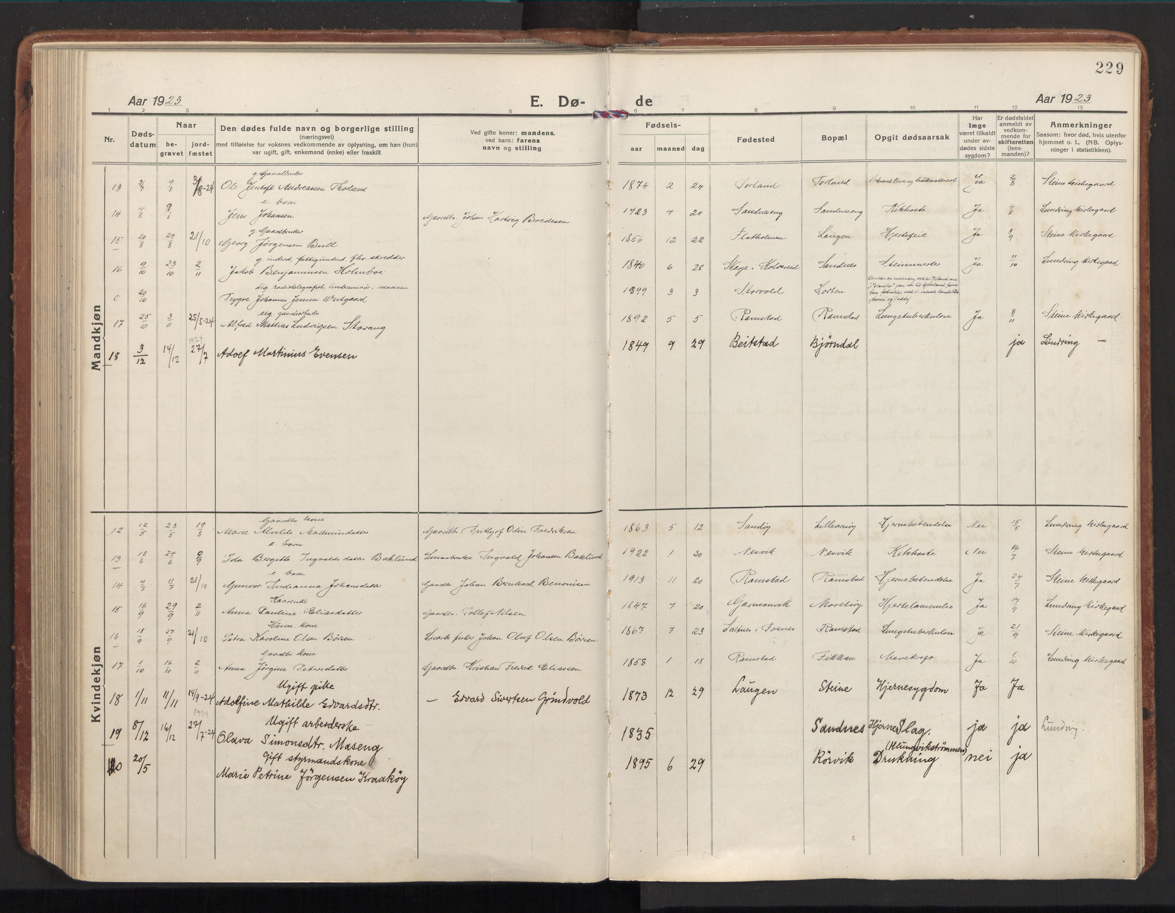 Ministerialprotokoller, klokkerbøker og fødselsregistre - Nord-Trøndelag, SAT/A-1458/784/L0678: Ministerialbok nr. 784A13, 1921-1938, s. 229