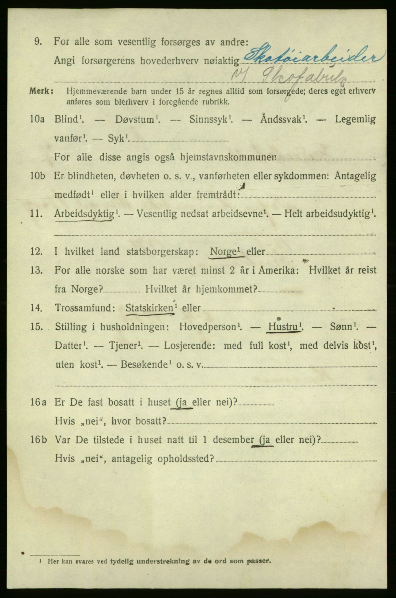 SAO, Folketelling 1920 for 0101 Fredrikshald kjøpstad, 1920, s. 14205