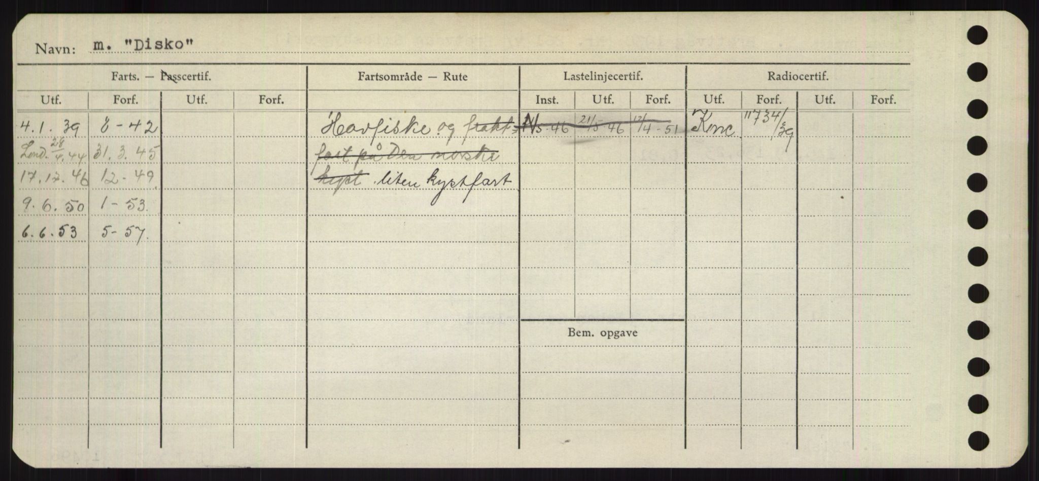 Sjøfartsdirektoratet med forløpere, Skipsmålingen, RA/S-1627/H/Hb/L0001: Fartøy, A-D, s. 500