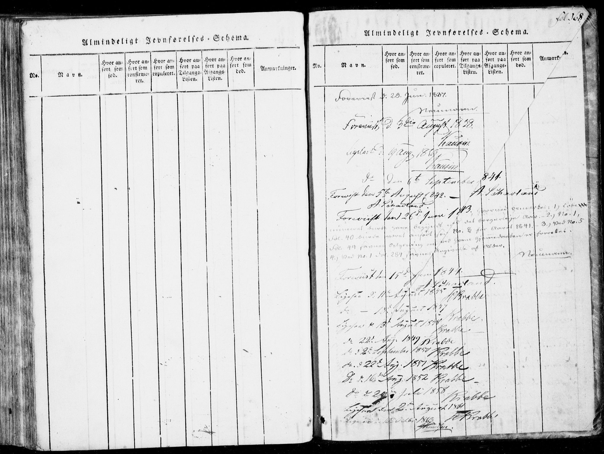 Ministerialprotokoller, klokkerbøker og fødselsregistre - Møre og Romsdal, AV/SAT-A-1454/537/L0517: Ministerialbok nr. 537A01, 1818-1862, s. 368