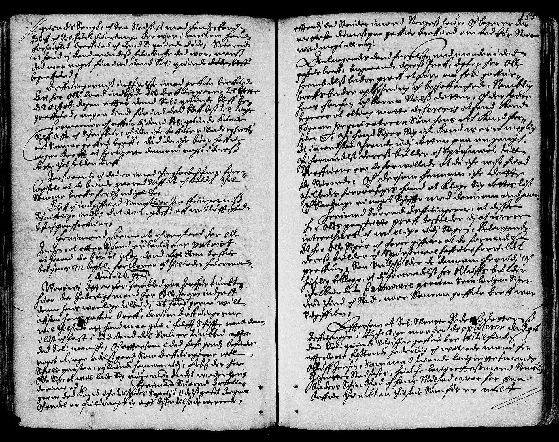 Hedemarken sorenskriveri, SAH/TING-034/J/Ja/L0001: Skifteprotokoll, 1662-1673, s. 154b-155a