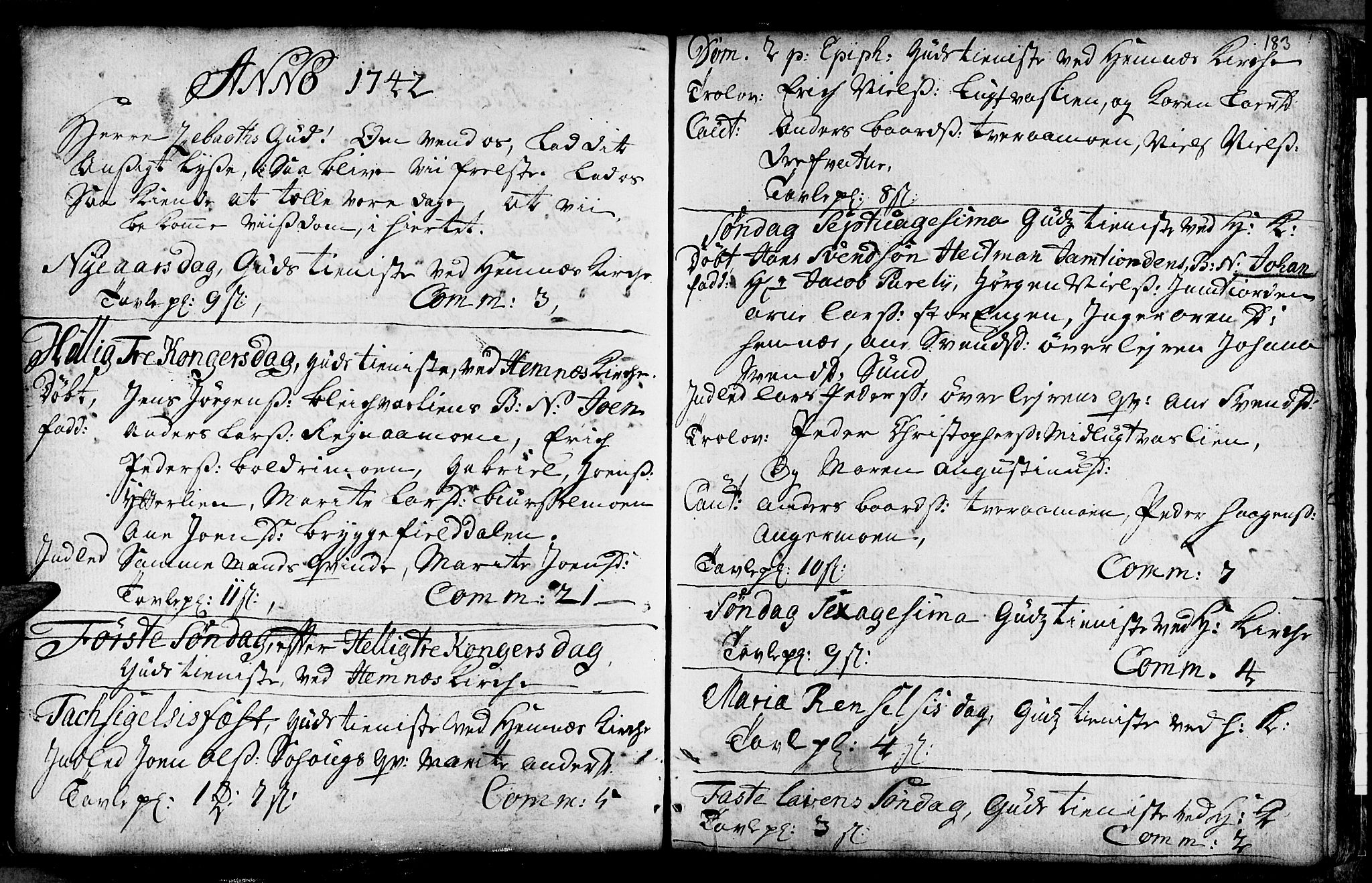 Ministerialprotokoller, klokkerbøker og fødselsregistre - Nordland, AV/SAT-A-1459/825/L0346: Ministerialbok nr. 825A02, 1729-1748, s. 183