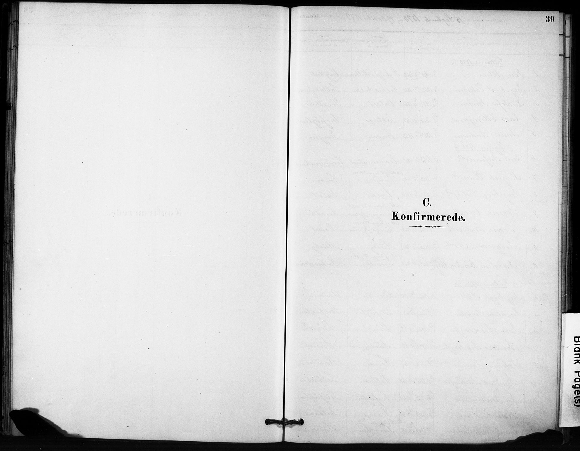 Ministerialprotokoller, klokkerbøker og fødselsregistre - Sør-Trøndelag, SAT/A-1456/666/L0786: Ministerialbok nr. 666A04, 1878-1895, s. 39