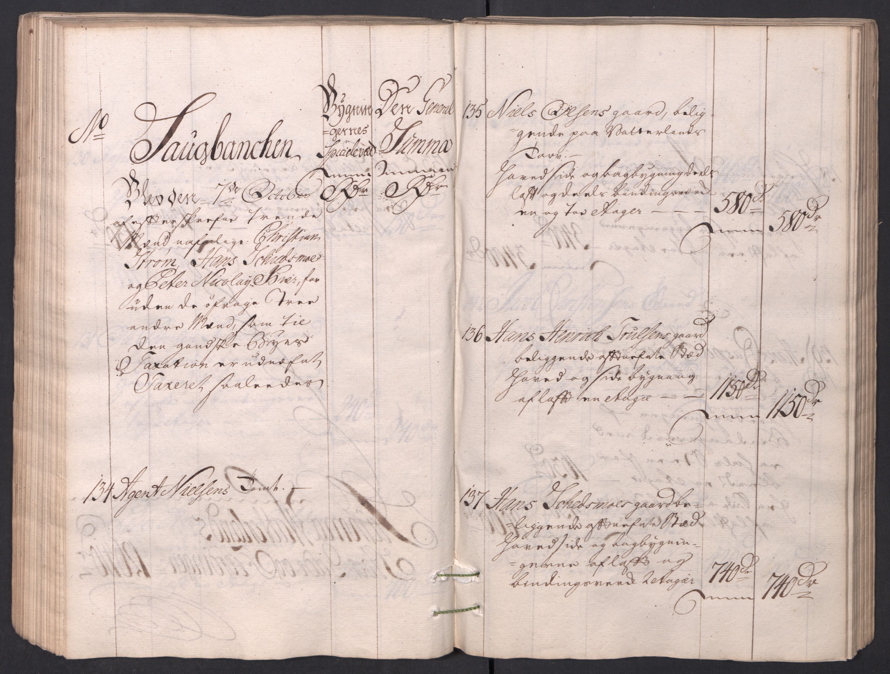 SAO, Kristiania stiftamt, I/Ia/L0001: Branntakster, 0002: Christiania, 1766-1767