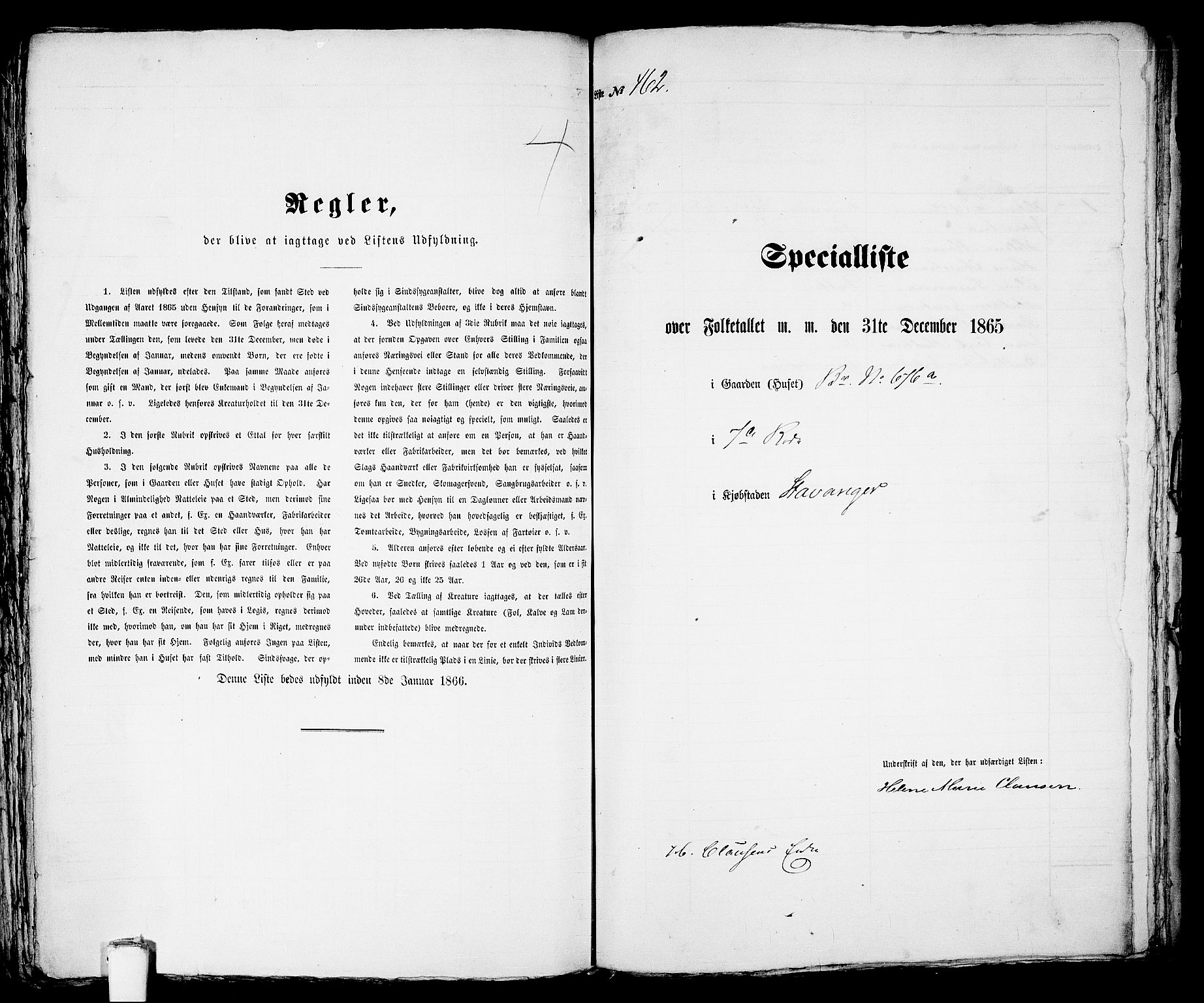 RA, Folketelling 1865 for 1103 Stavanger kjøpstad, 1865, s. 953