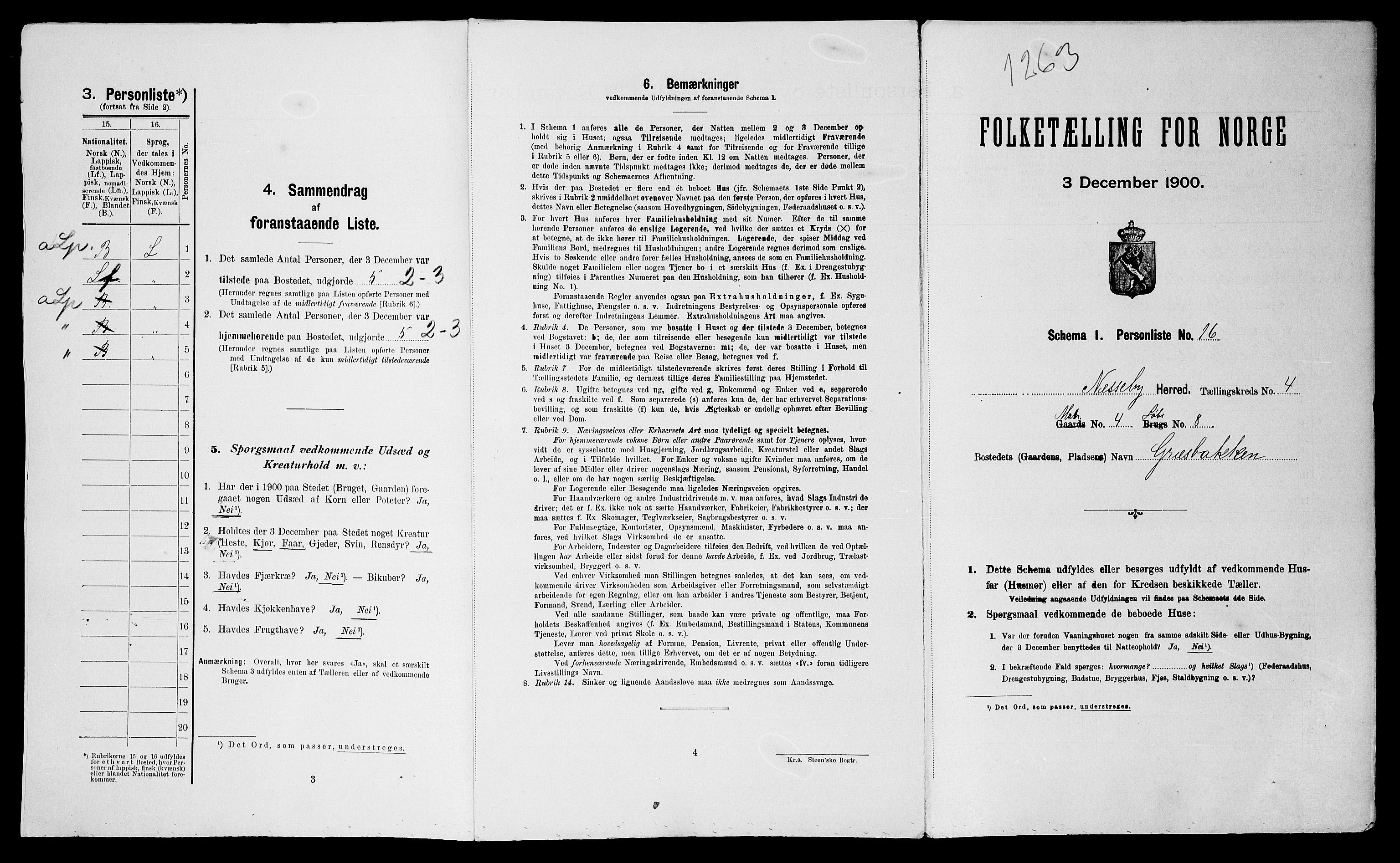 SATØ, Folketelling 1900 for 2027 Nesseby herred, 1900, s. 383