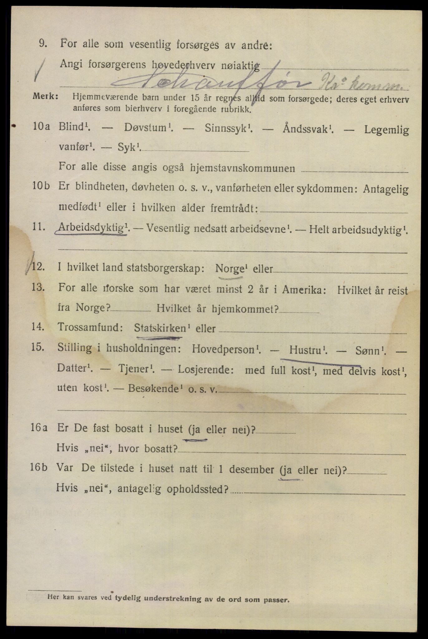 SAO, Folketelling 1920 for 0301 Kristiania kjøpstad, 1920, s. 505982