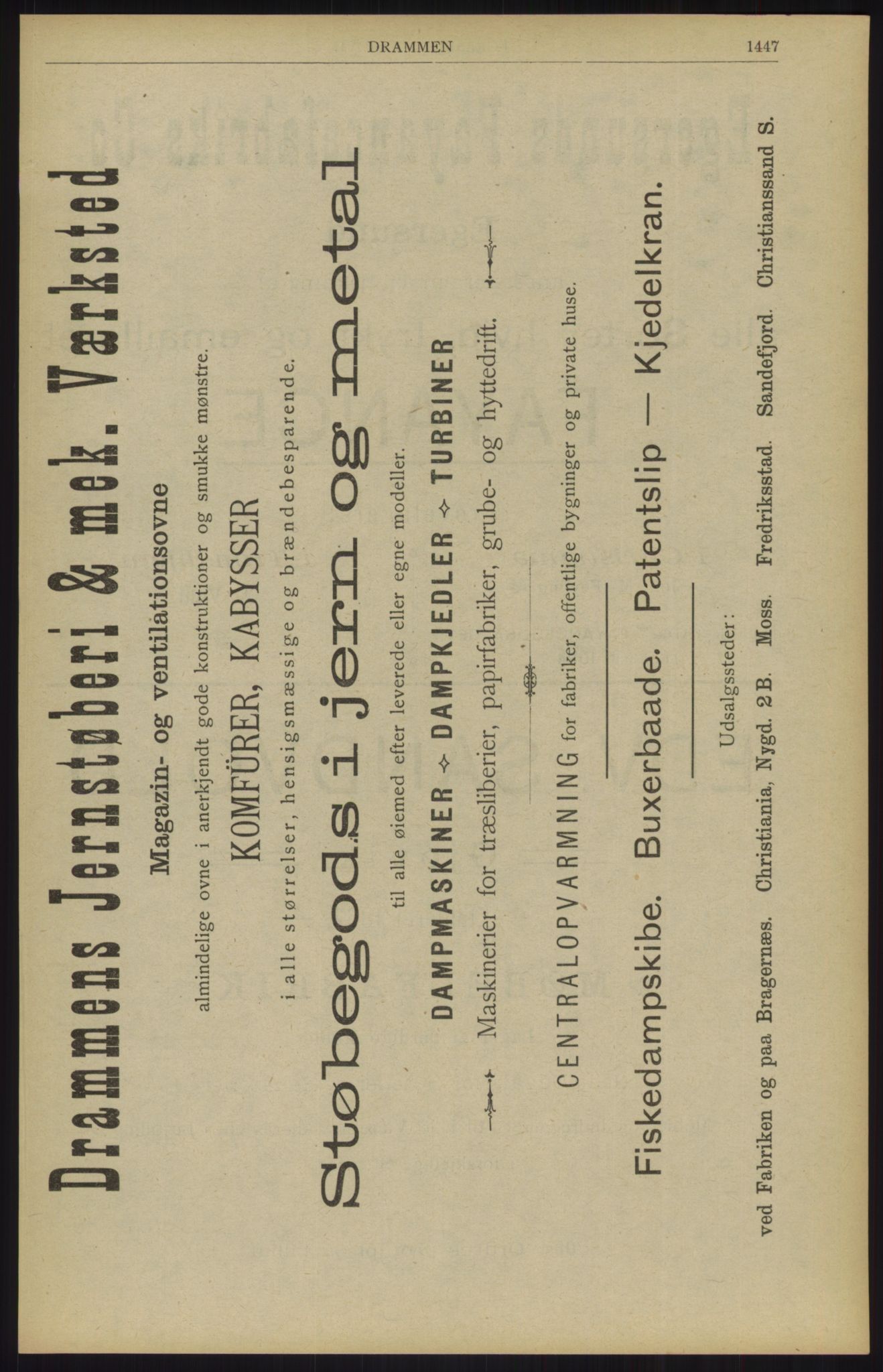 Kristiania/Oslo adressebok, PUBL/-, 1904, s. 1447