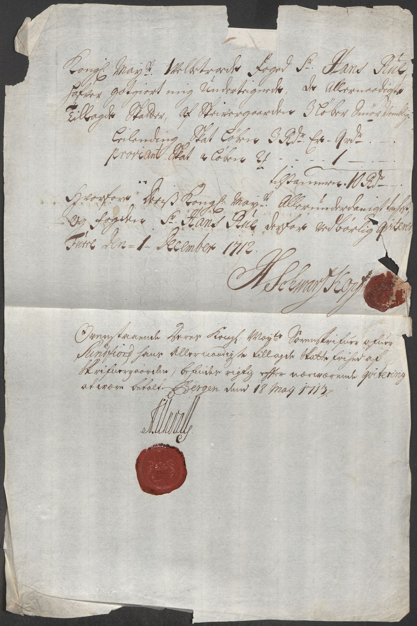 Rentekammeret inntil 1814, Reviderte regnskaper, Fogderegnskap, AV/RA-EA-4092/R53/L3435: Fogderegnskap Sunn- og Nordfjord, 1712, s. 255