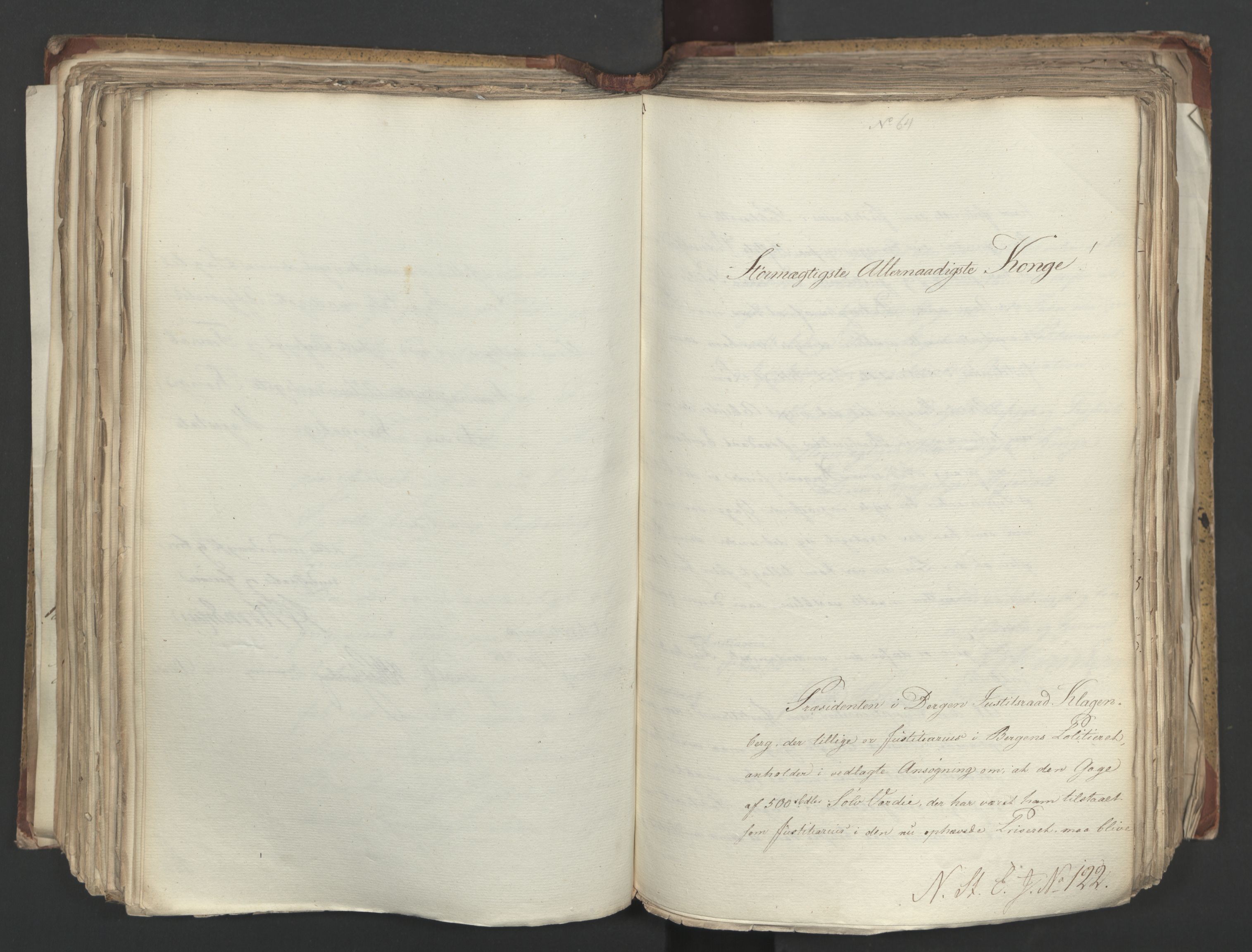 Statsrådsavdelingen i Stockholm, AV/RA-S-1003/D/Da/L0001: Regjeringsinnstillinger nr. 1-262, 1814-1815, s. 260